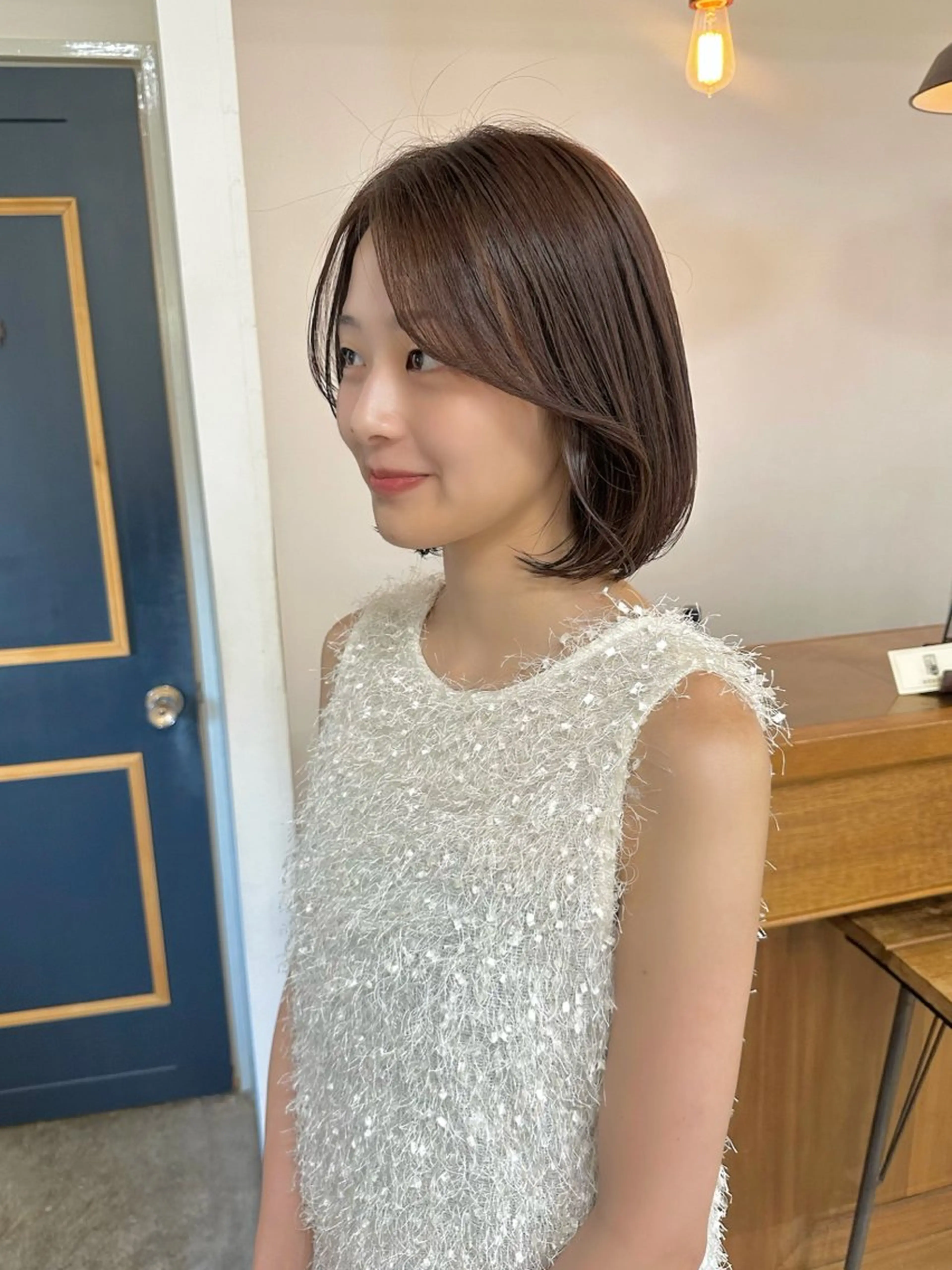 ミディアム NAGISA 🎀カットモデル🎀のヘアスタイル