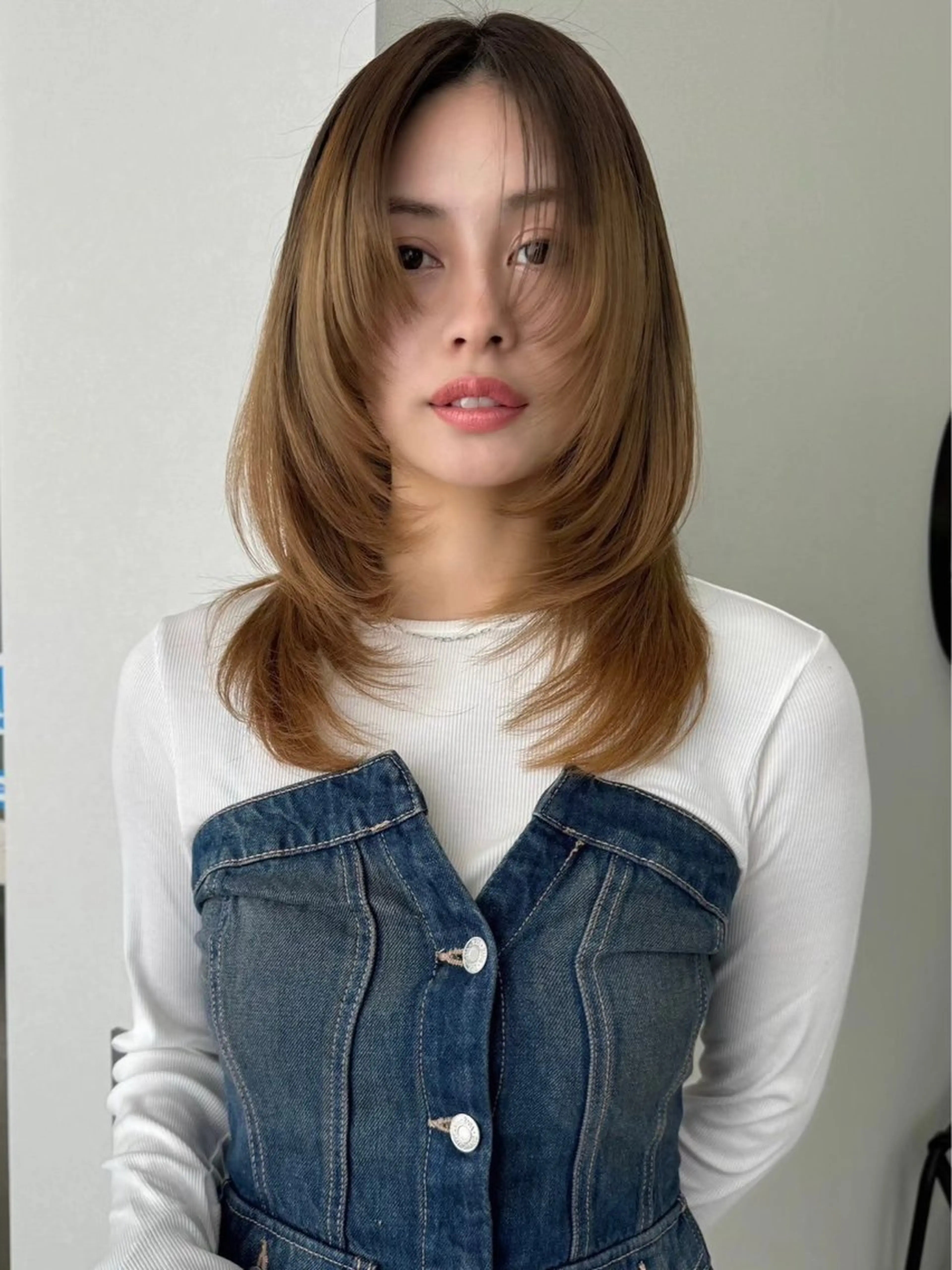 ミディアム レイヤーカット SOYON 豊田土橋1号店所属・🫧SOYON non🫧のヘアスタイル