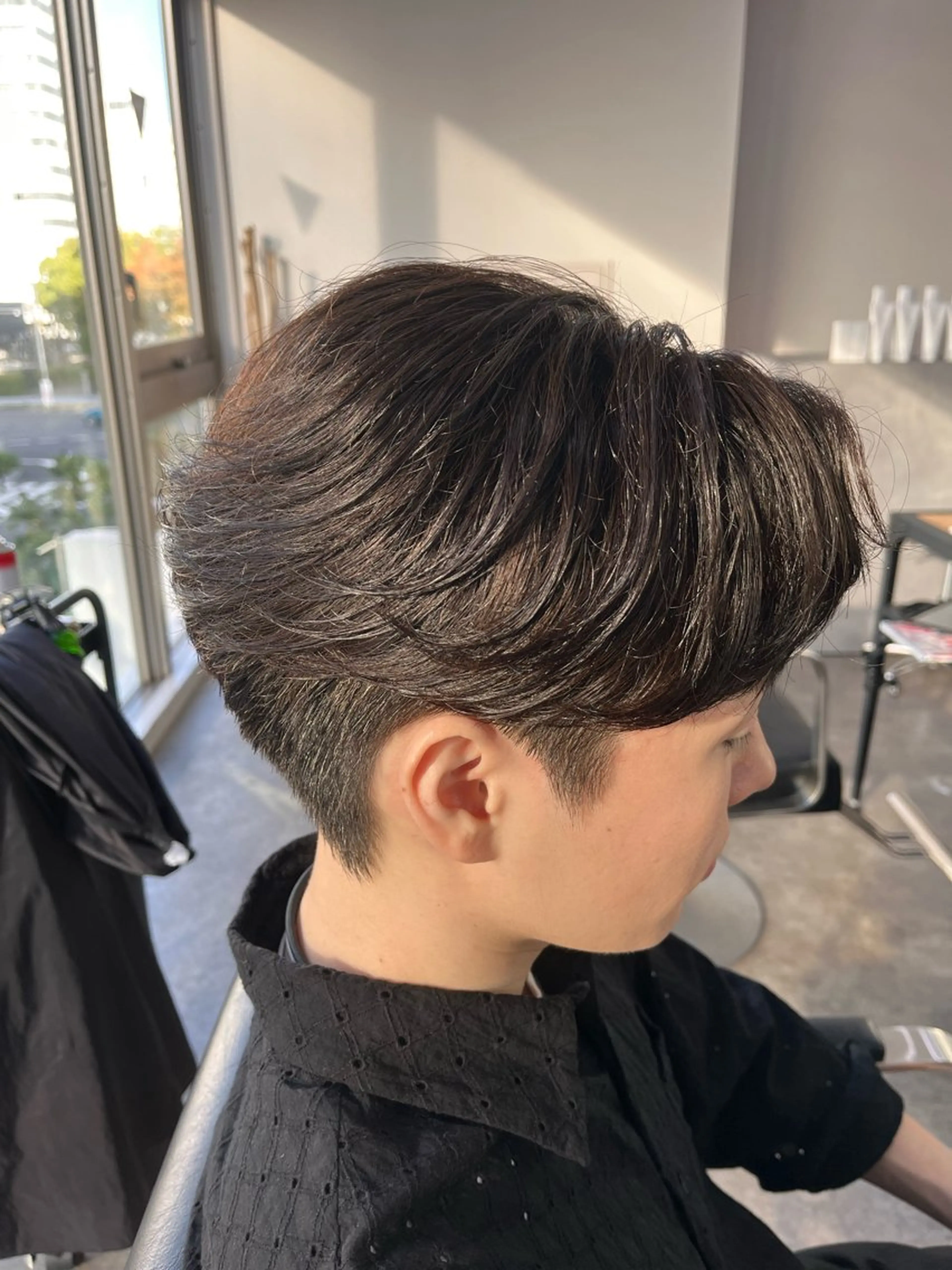 【🇰🇷minimoメンズ限定価格🇰🇷】ニュアンスパーマ＋カット＋ヘアセットの写真