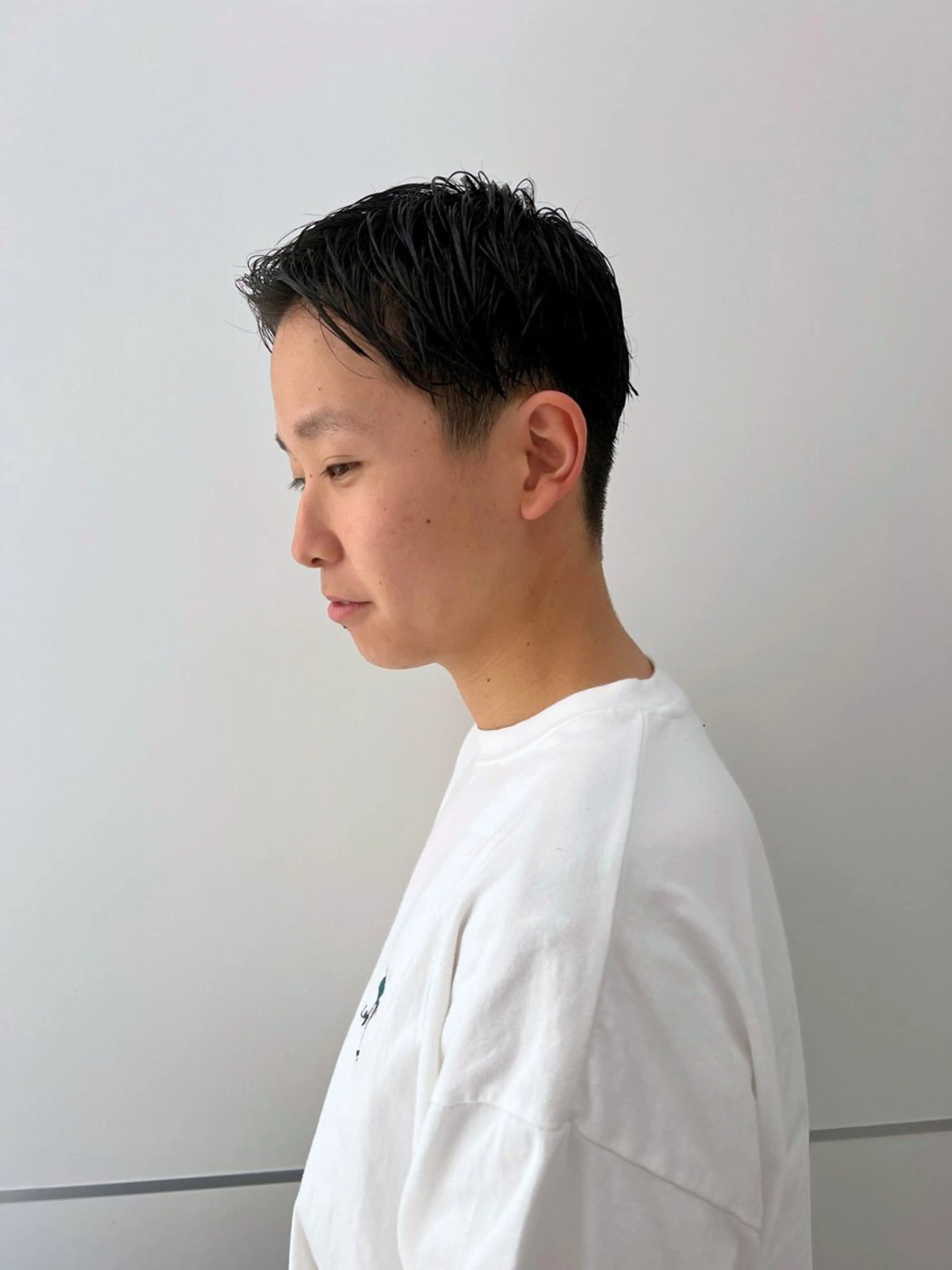 ショート メンズ センターパート 刈り上げ カット GO TODAY SHAiRE SALON Arc店所属・🉐メンズヘア特化 men's/ケンイチのヘアスタイル