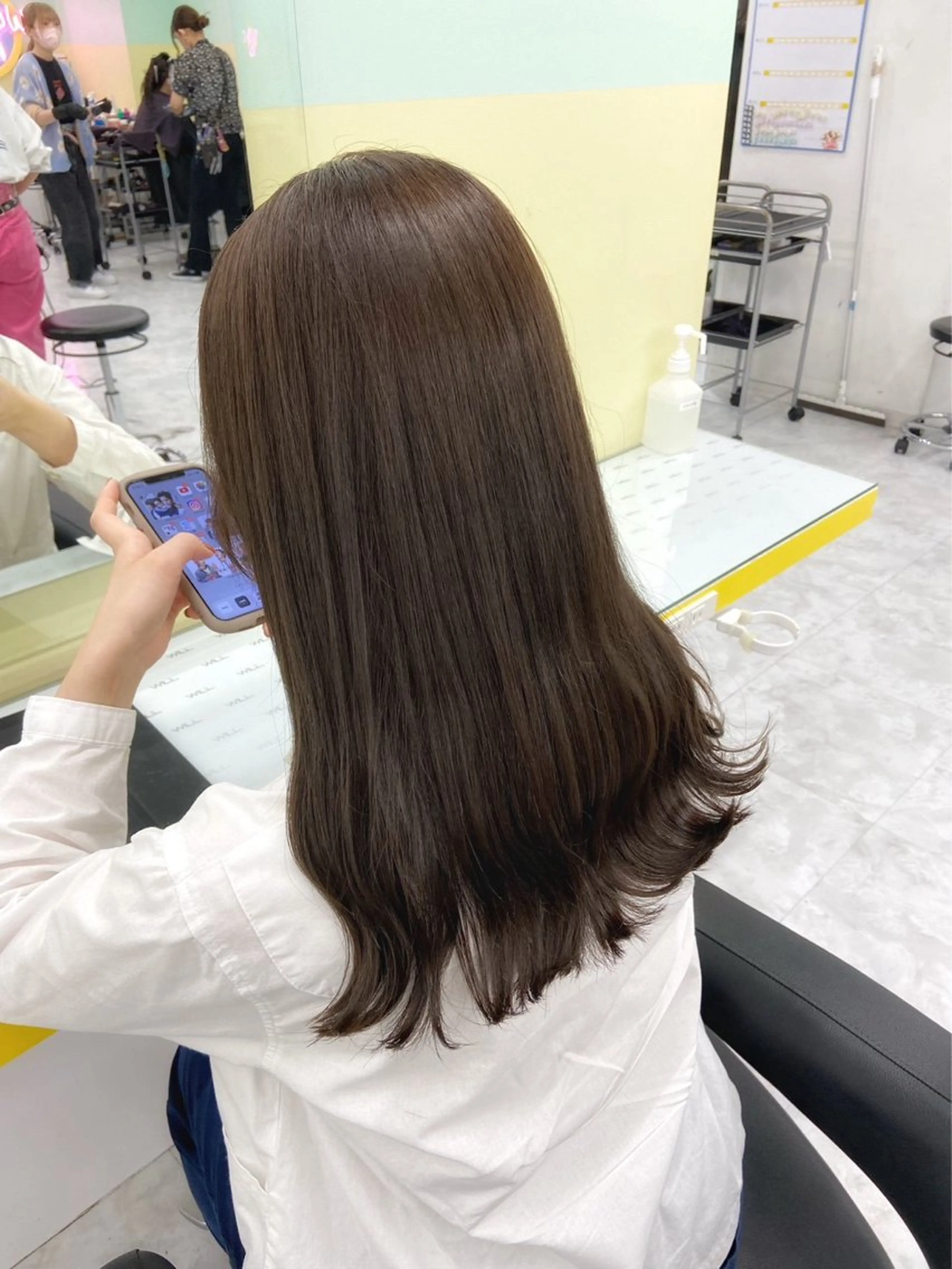カラー ヘアカラー beige🤎ダブル カラー/レイヤー🧸のヘアスタイル