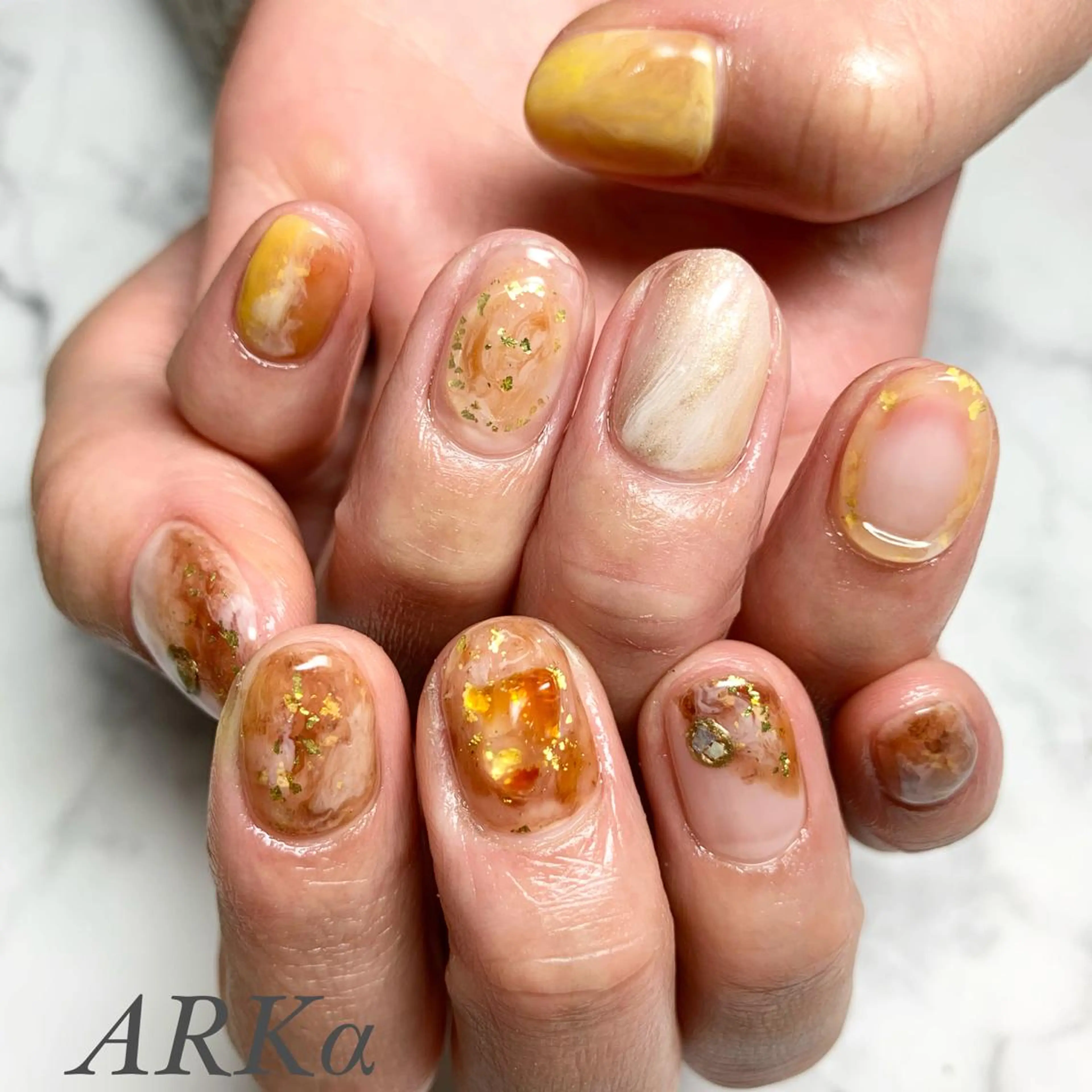 ネイル ハンドネイル Nailsalon ARKαのネイルデザイン