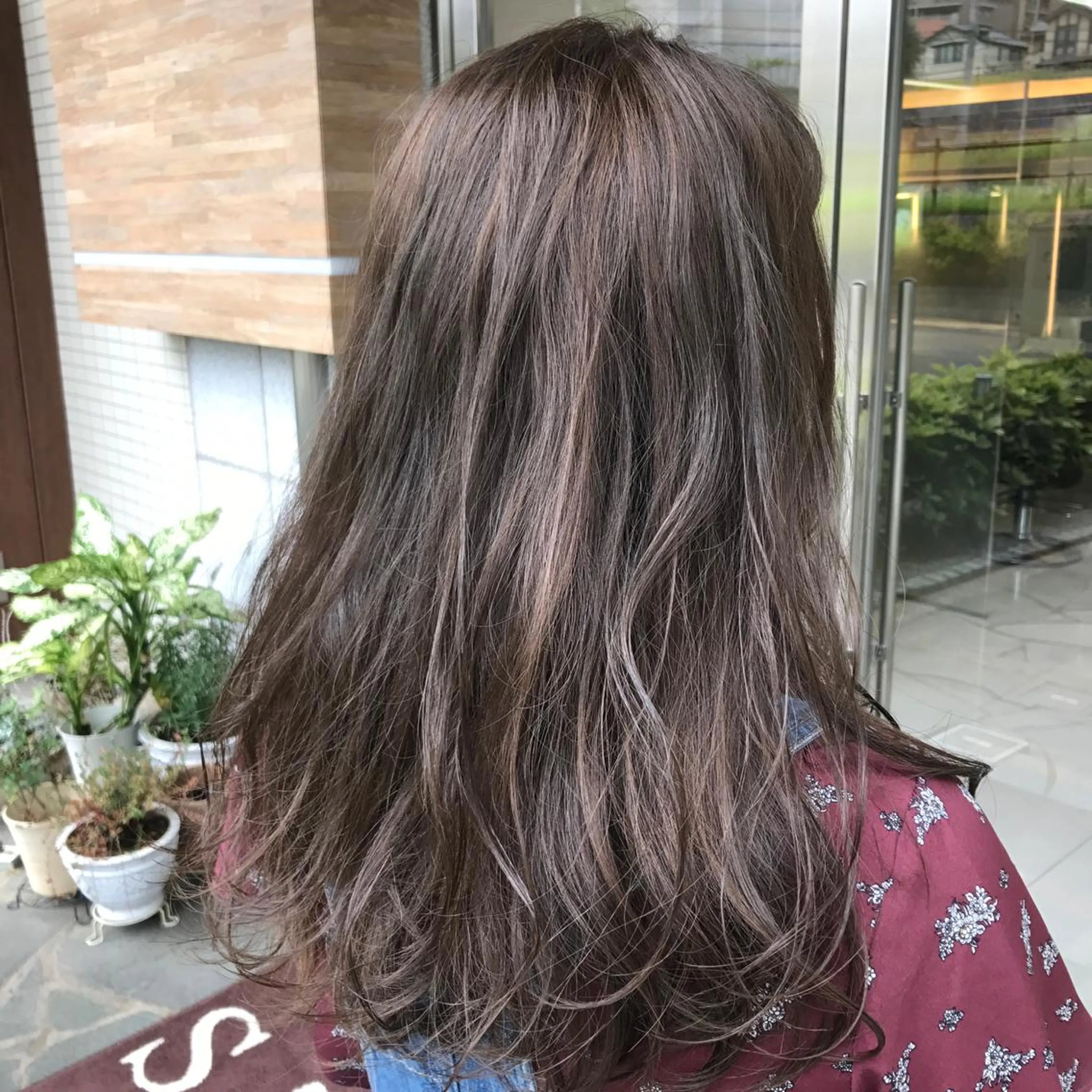 ロング カラー ハイライトカラー ハイライト ハイライト✖️ 暗髪🤎Nahoのヘアスタイル