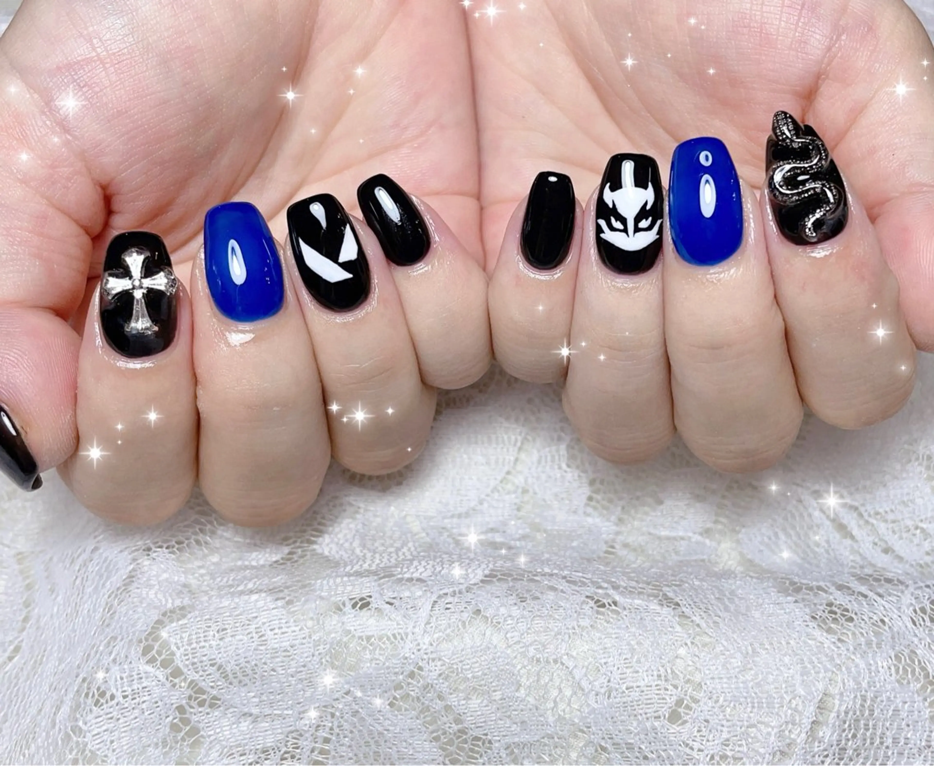 ネイル アートネイル ハンドネイル FLARE NAIL フレアネイルのネイルデザイン