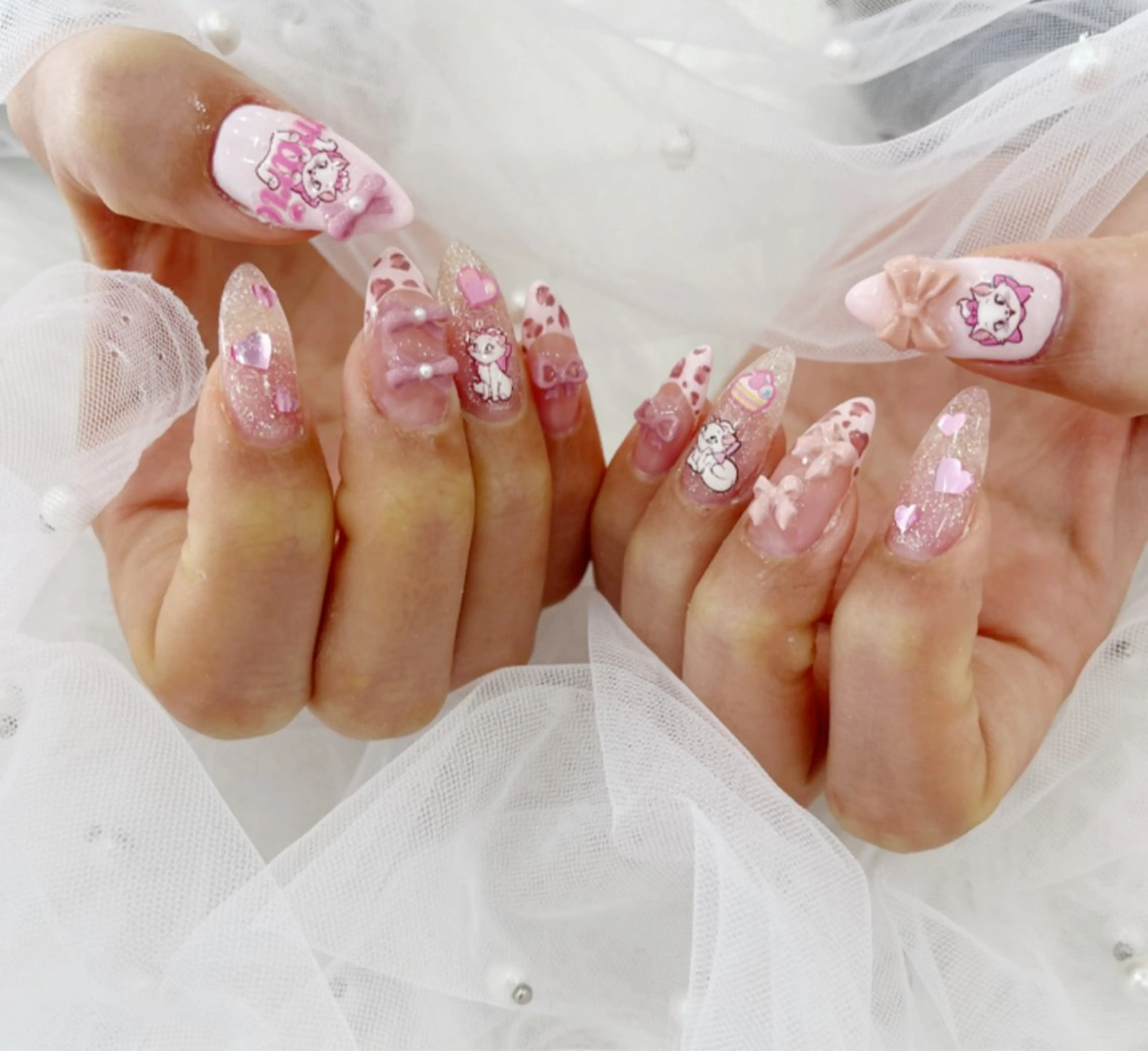 ネイル 長さ出し フットネイル ジェルネイル 韓国ネイル マグネットネイル #Amin所属・#Amin nail salonのネイルデザイン