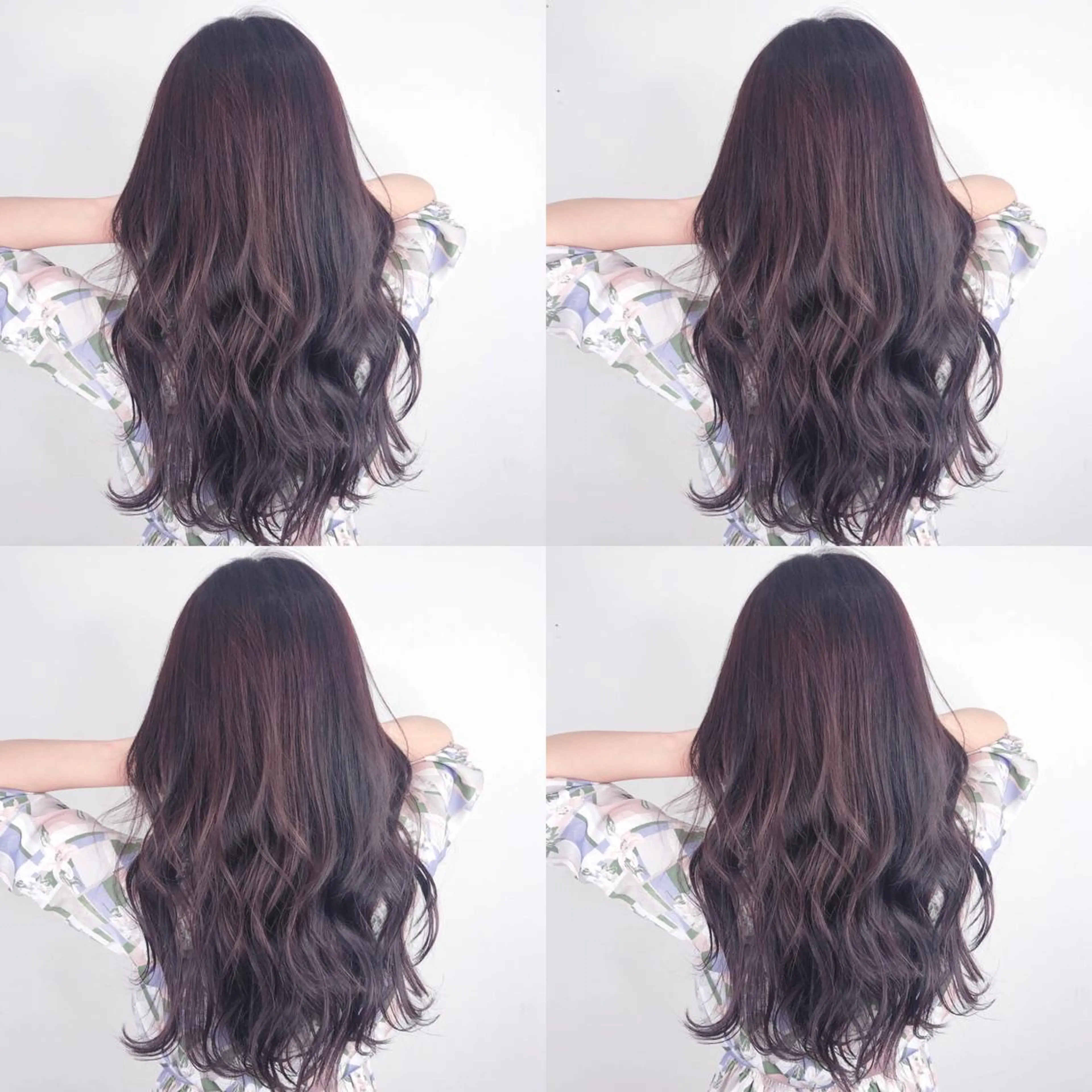 ロング カラー ヘアアレンジ AHNKISM AHNKISMのヘアスタイル