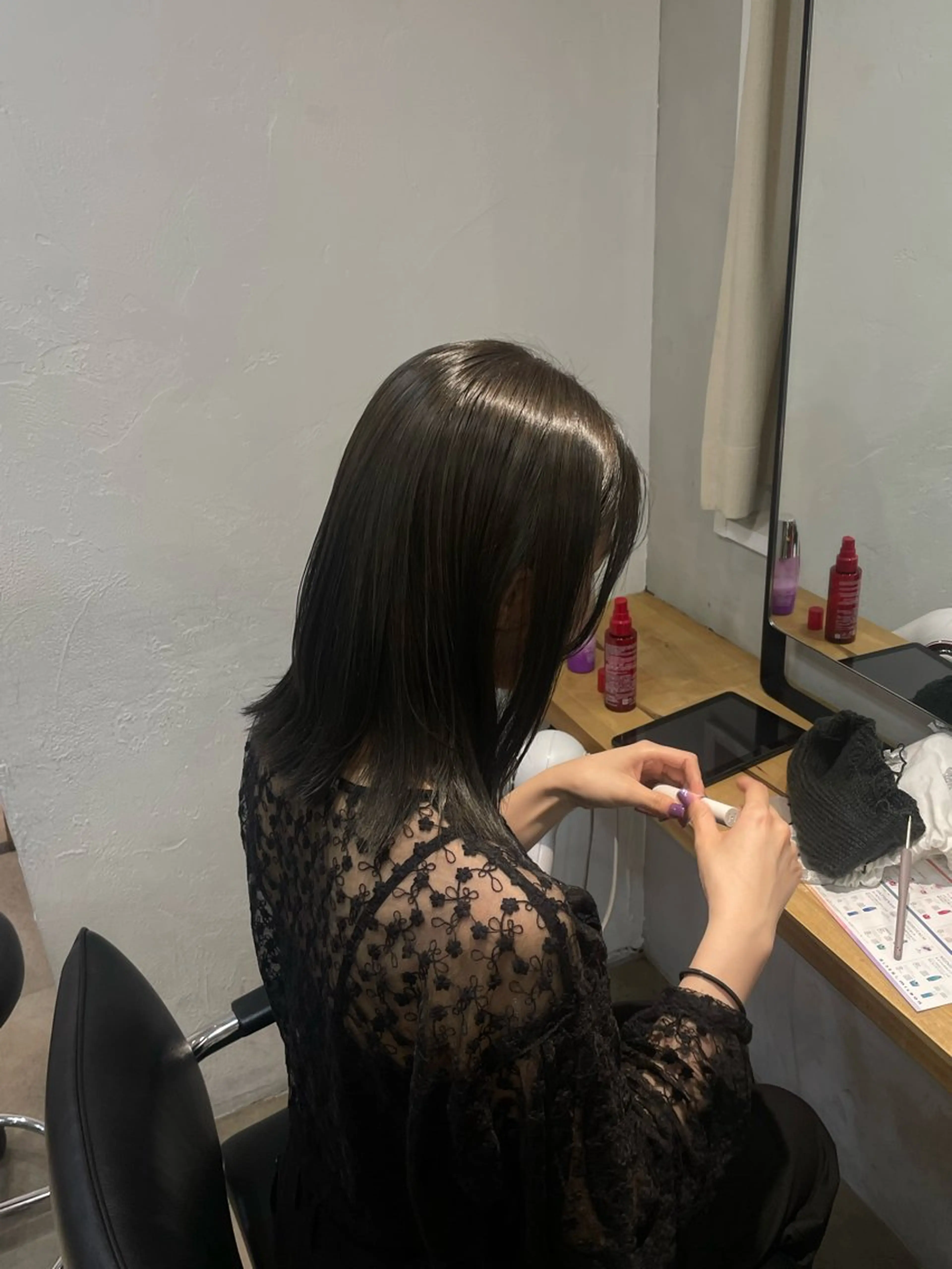 カラー ヘアカラー とば みゆうのヘアスタイル