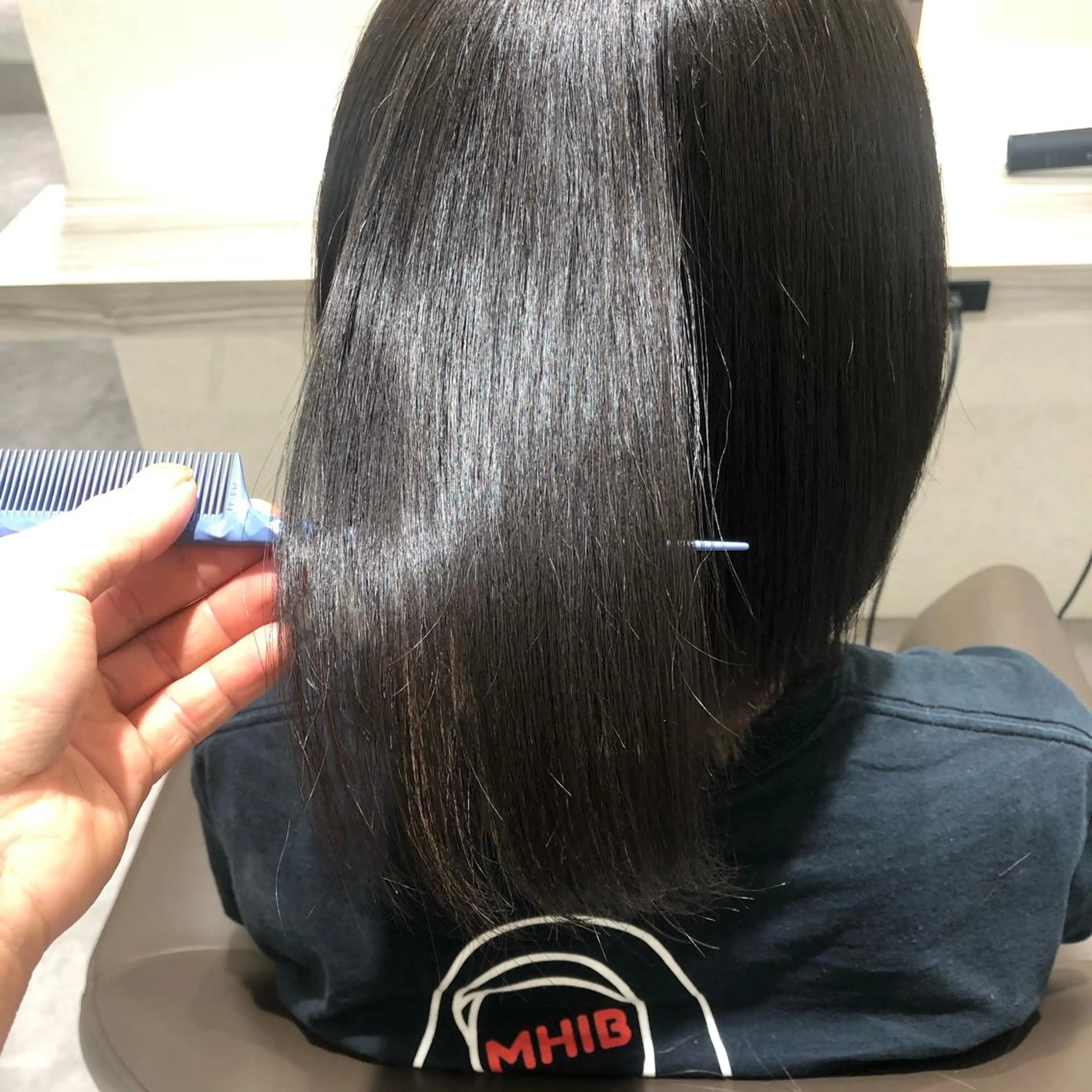 セミロング ムトウセイマ/艶髪 /艶ケアWブリーチのヘアスタイル