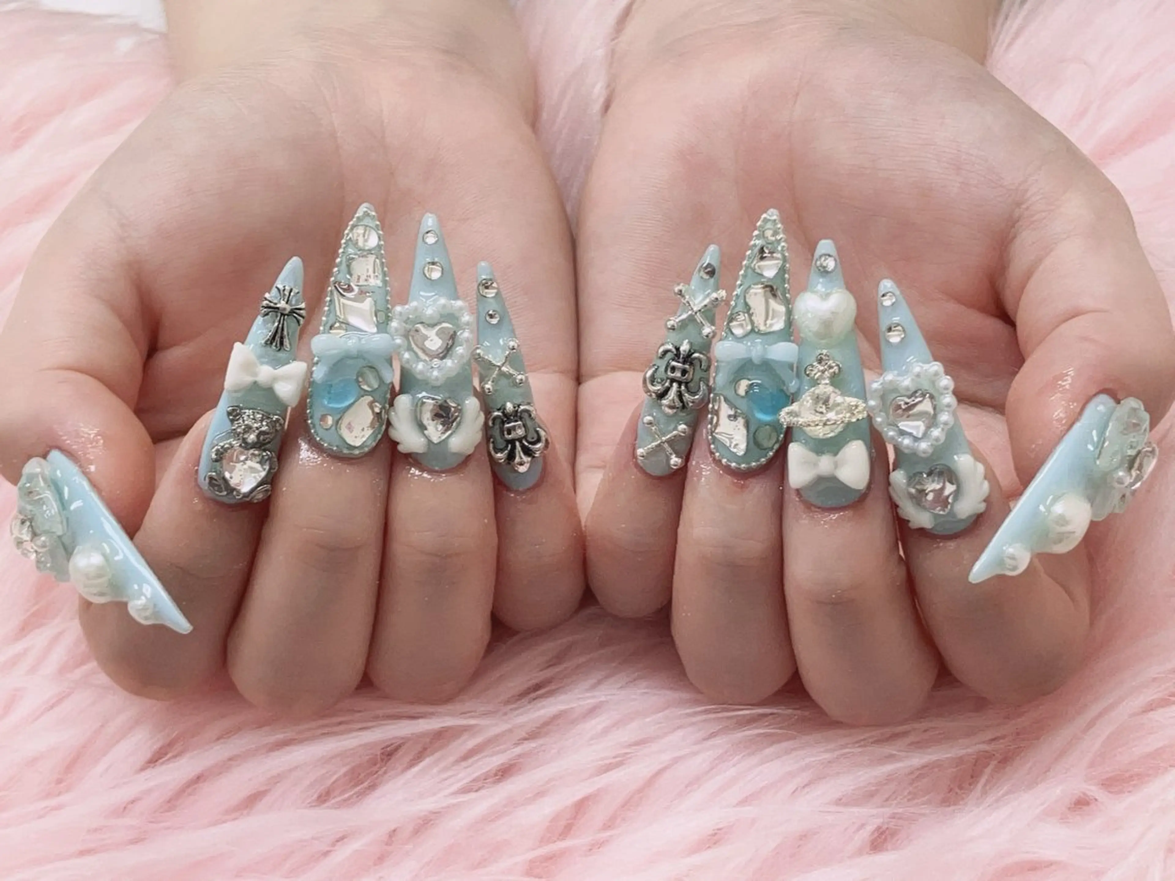 ネイル ハンドネイル 💜MIYA nail川崎店のネイルデザイン
