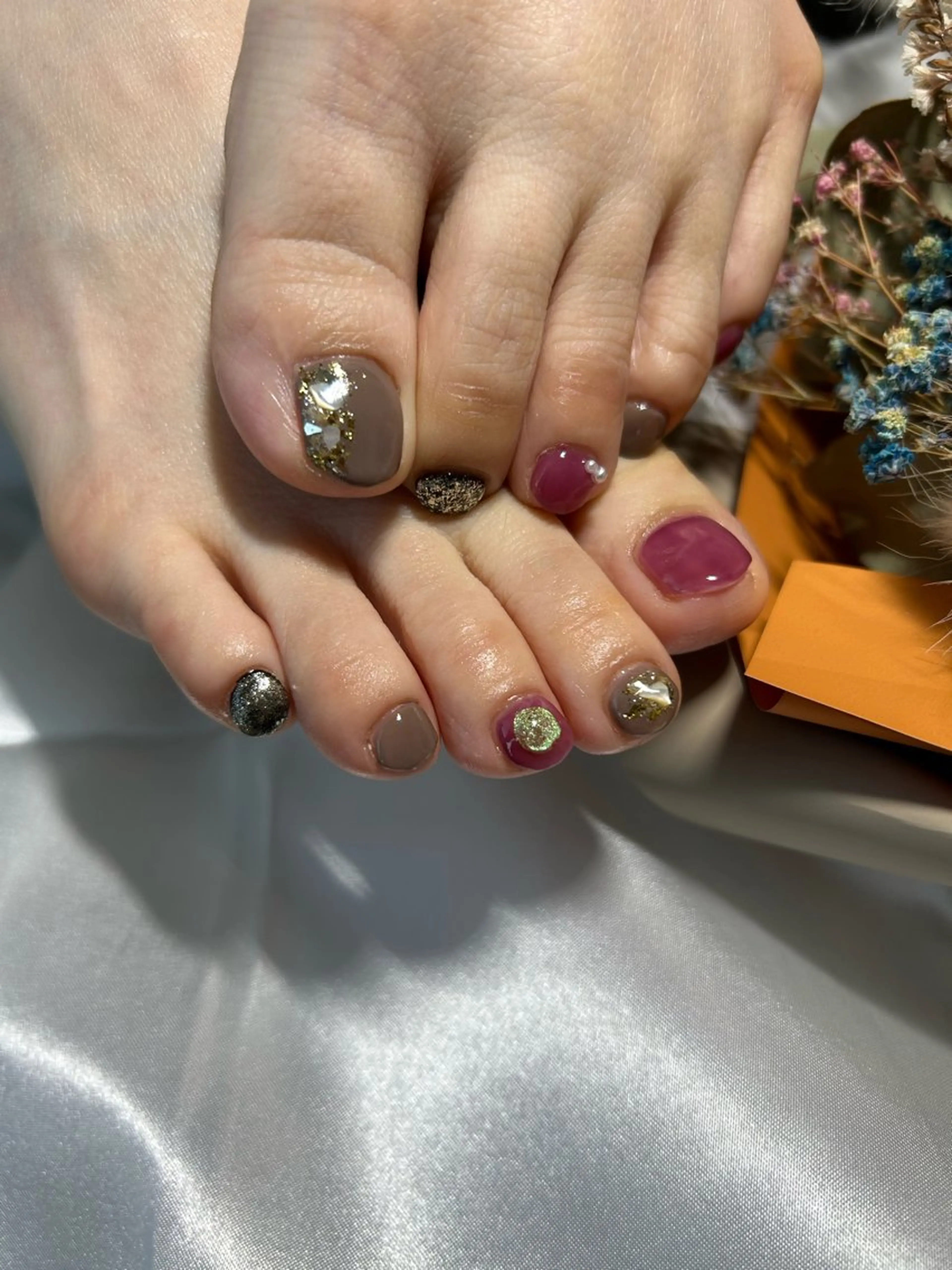 ネイル フットネイル belle nail 1552のネイルデザイン