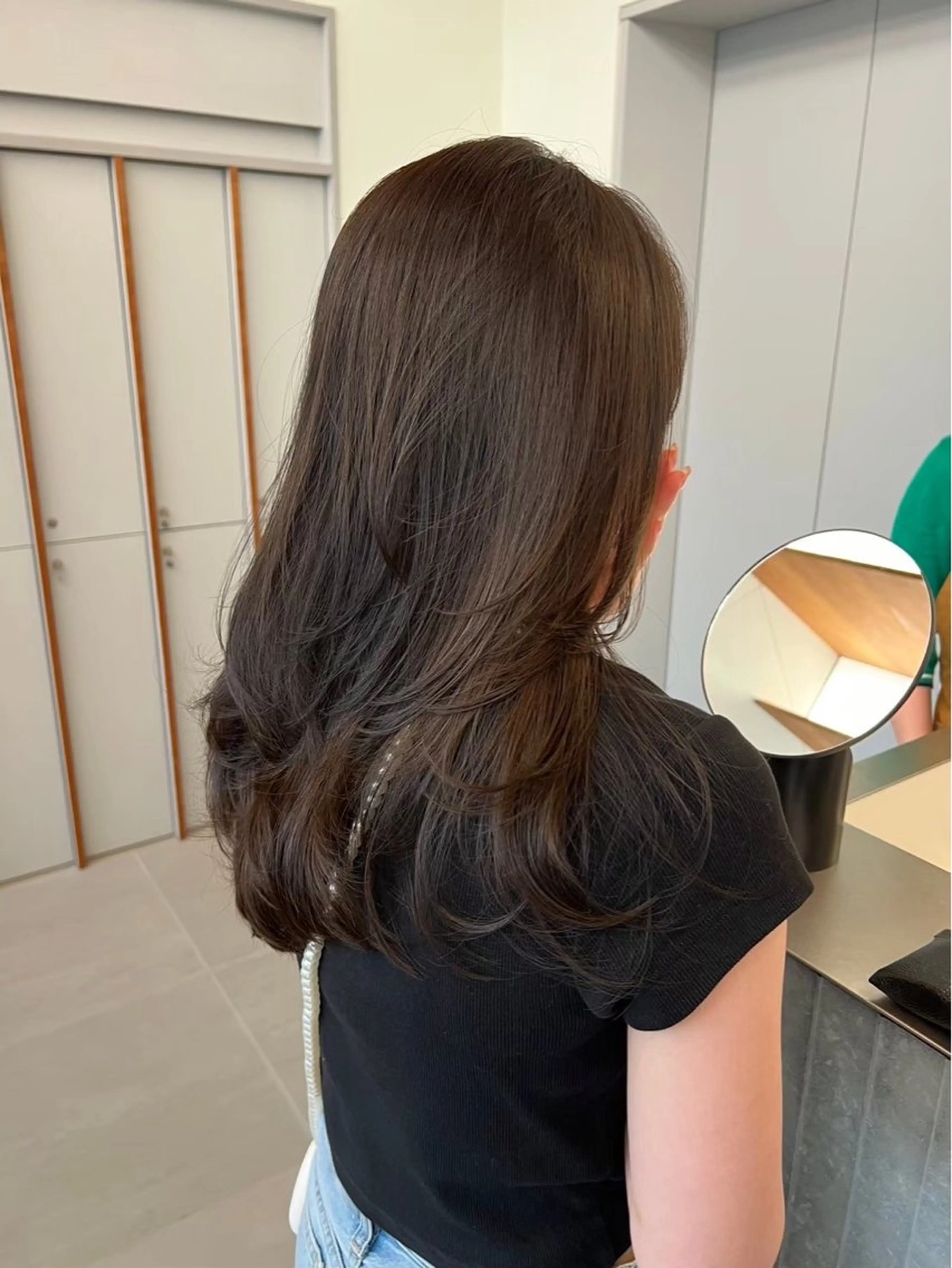 ロング レイヤーカット ハイトーン大好き 美容師🕊️aiのヘアスタイル