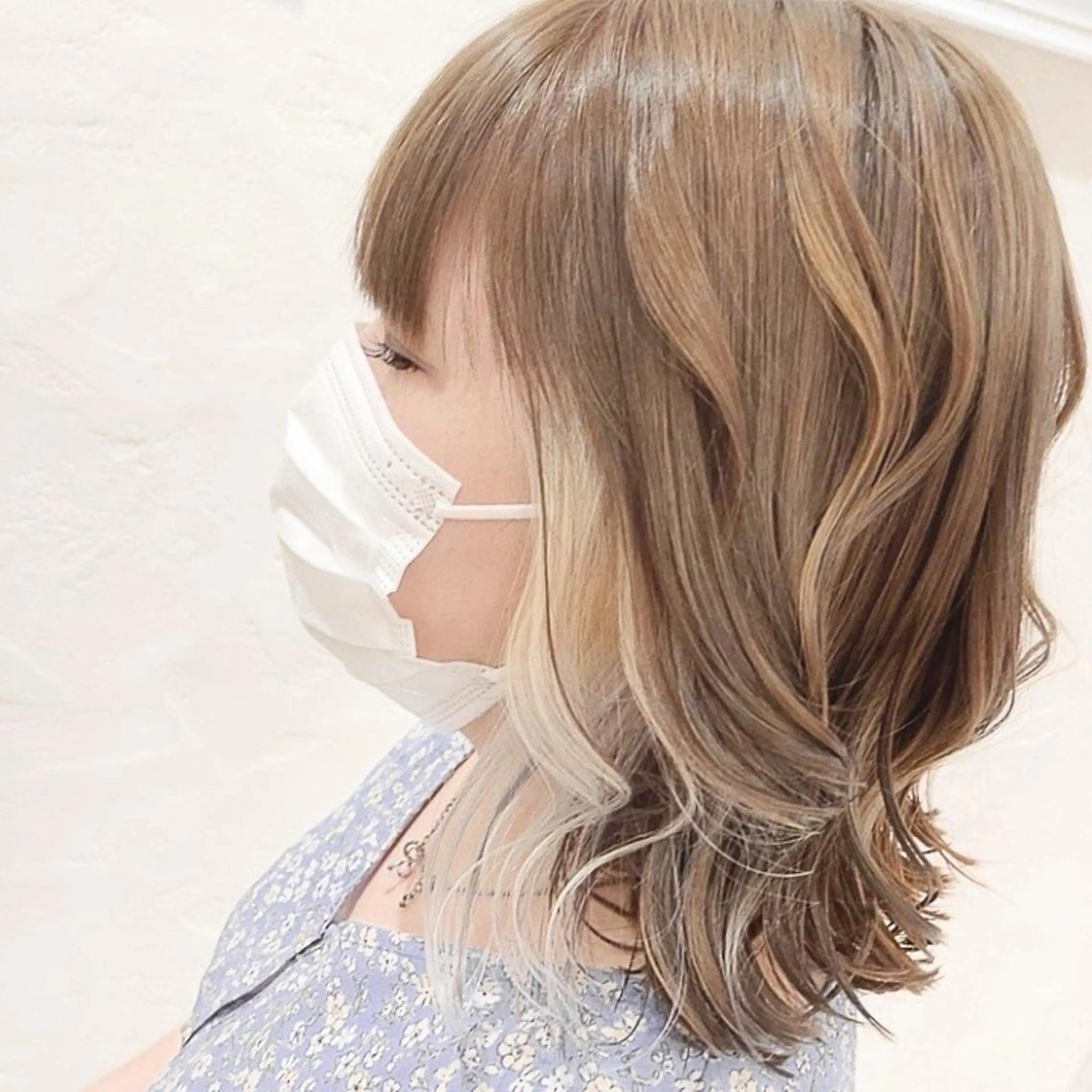 ミディアム ヘアカラー ブリーチ/ 髪質改善/RYOのヘアスタイル