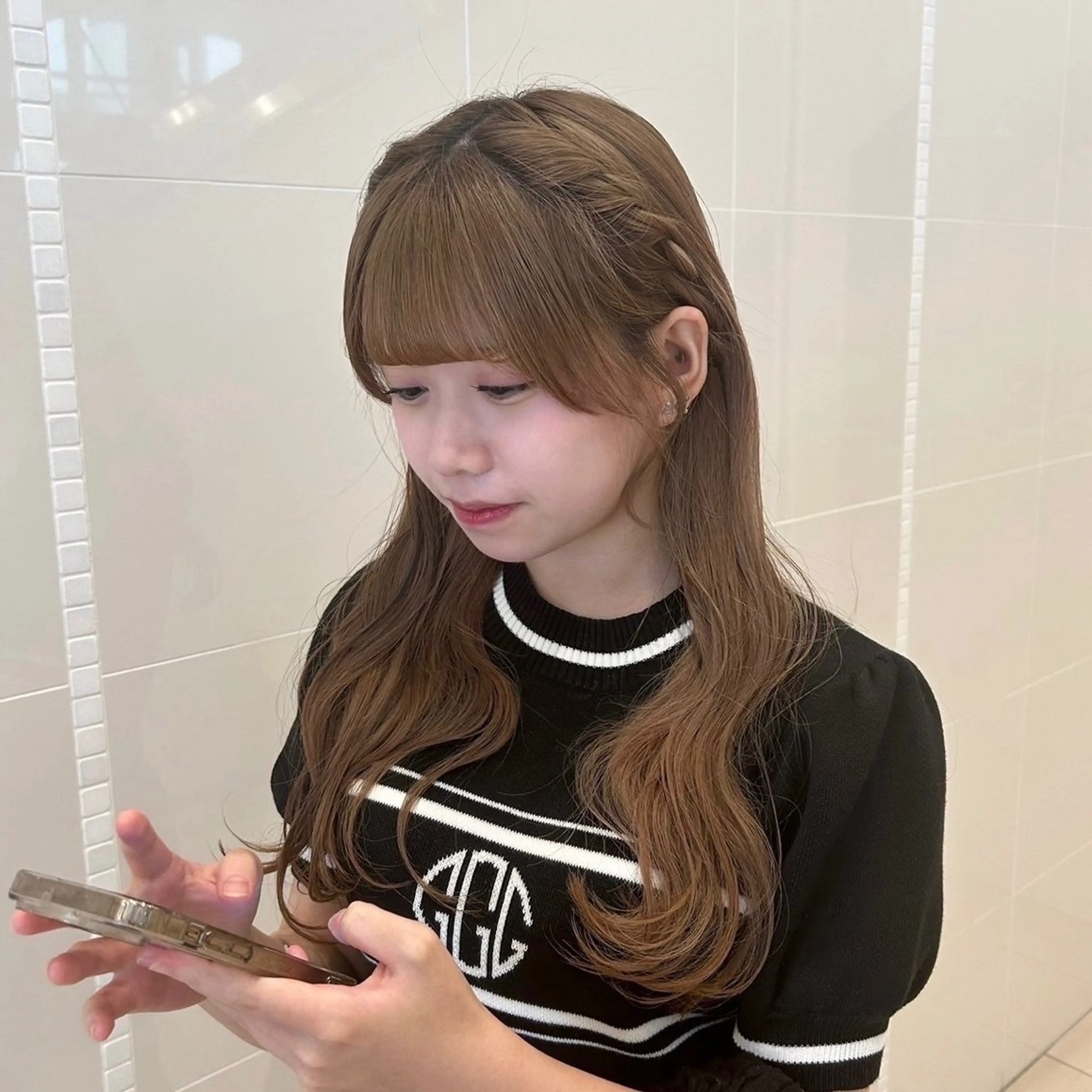 【🍑ご予定前に🍑】 前髪/お顔周りカット+ヘアセット♡の写真