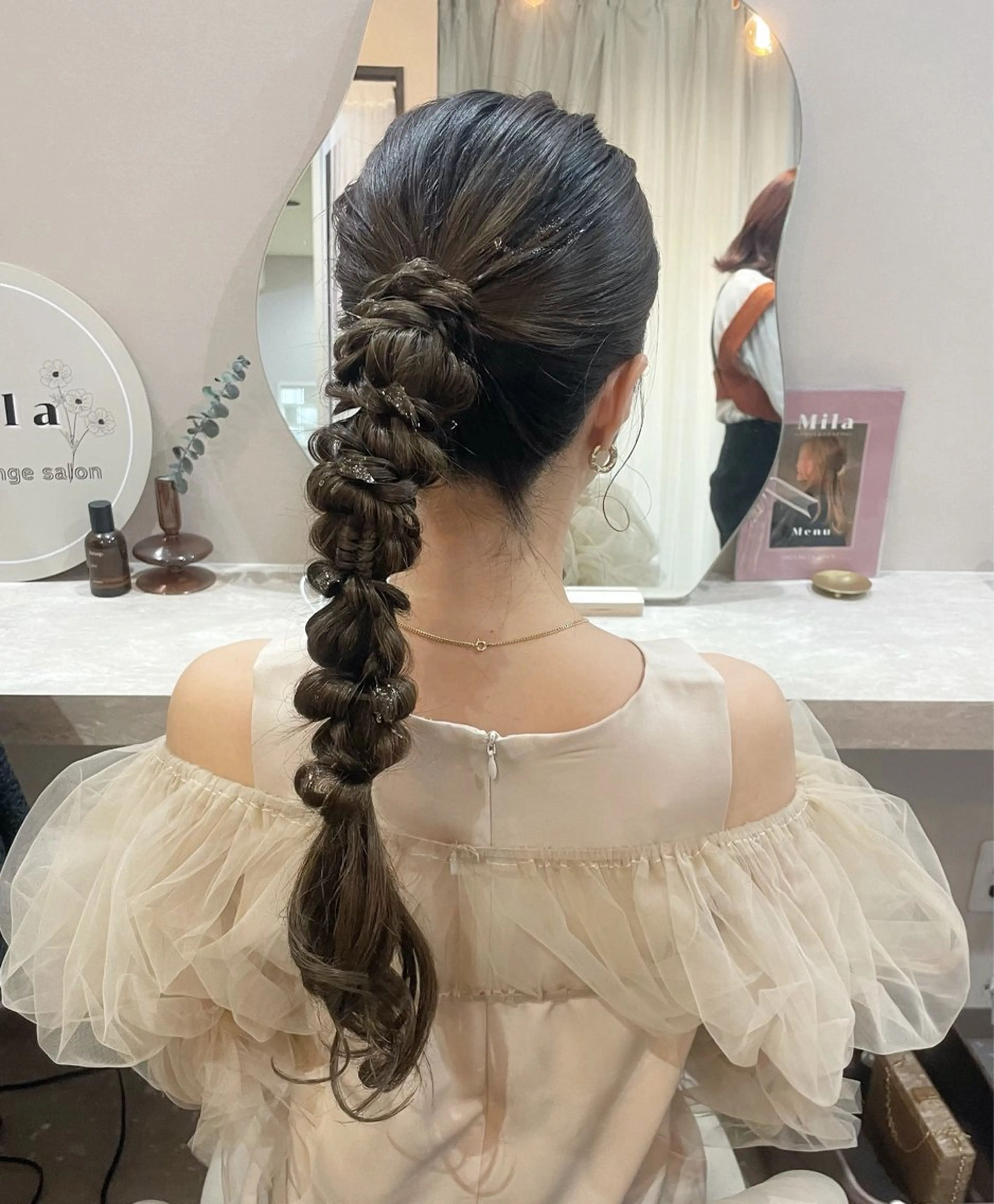 ロング ヘアアレンジ ヘアセット Mila chihiroのヘアスタイル