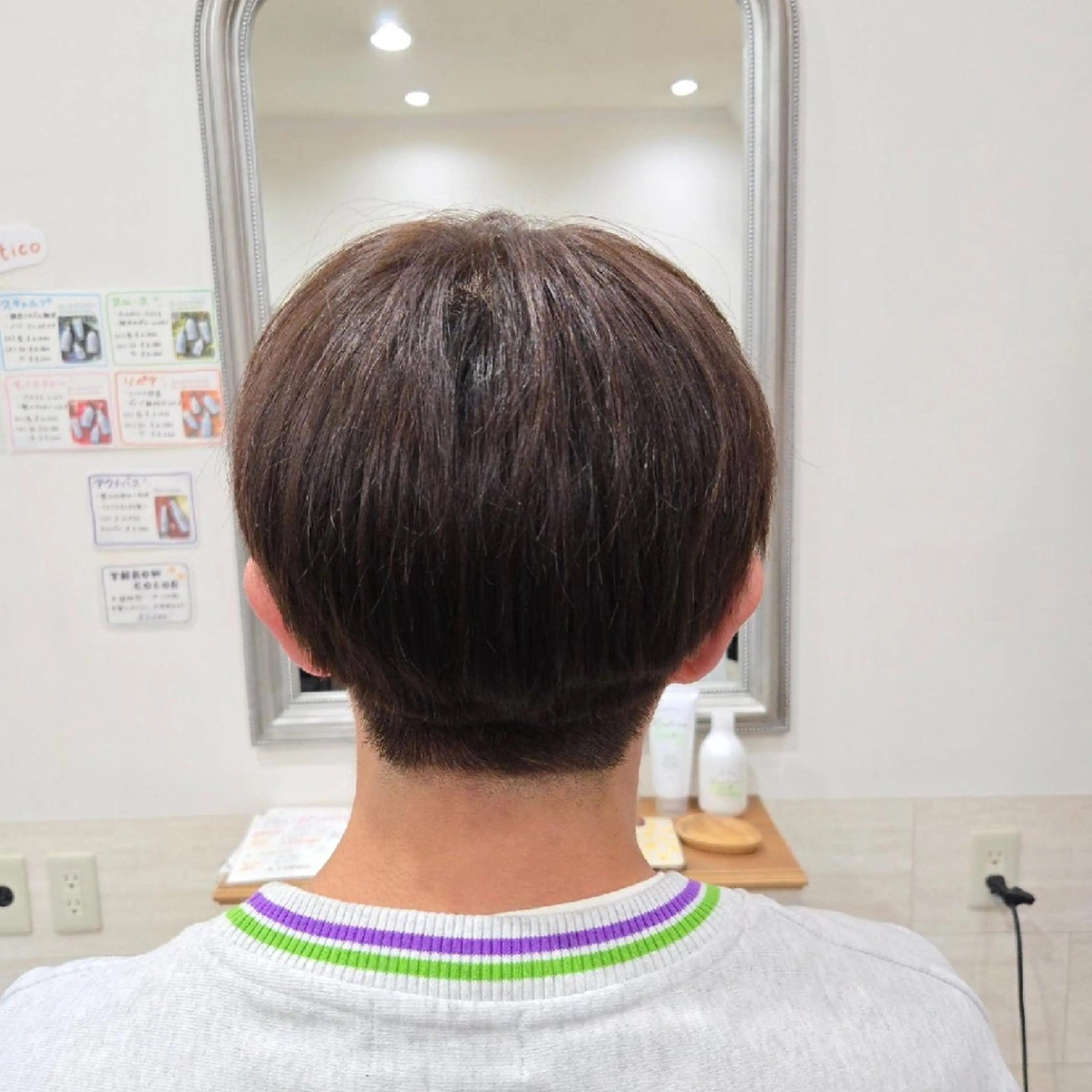 ショート メンズ カット 暖色🍎透明感カラー 🩵小林かりんのヘアスタイル
