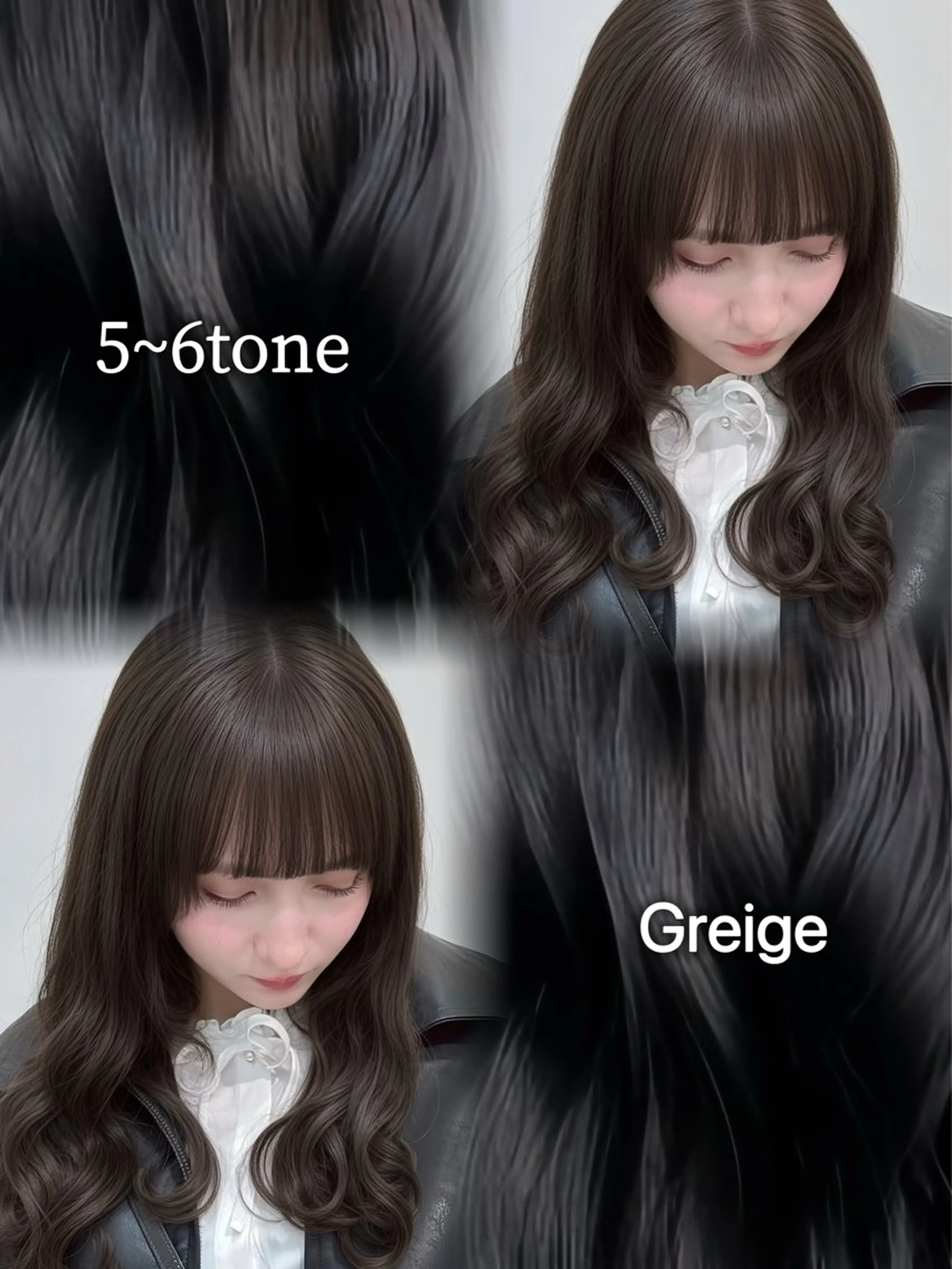 【🌟当日予約2名限定🌟】小顔似合わせカット❣️+透明感艶髪カラー✨+3stepトリートメント🫧の写真