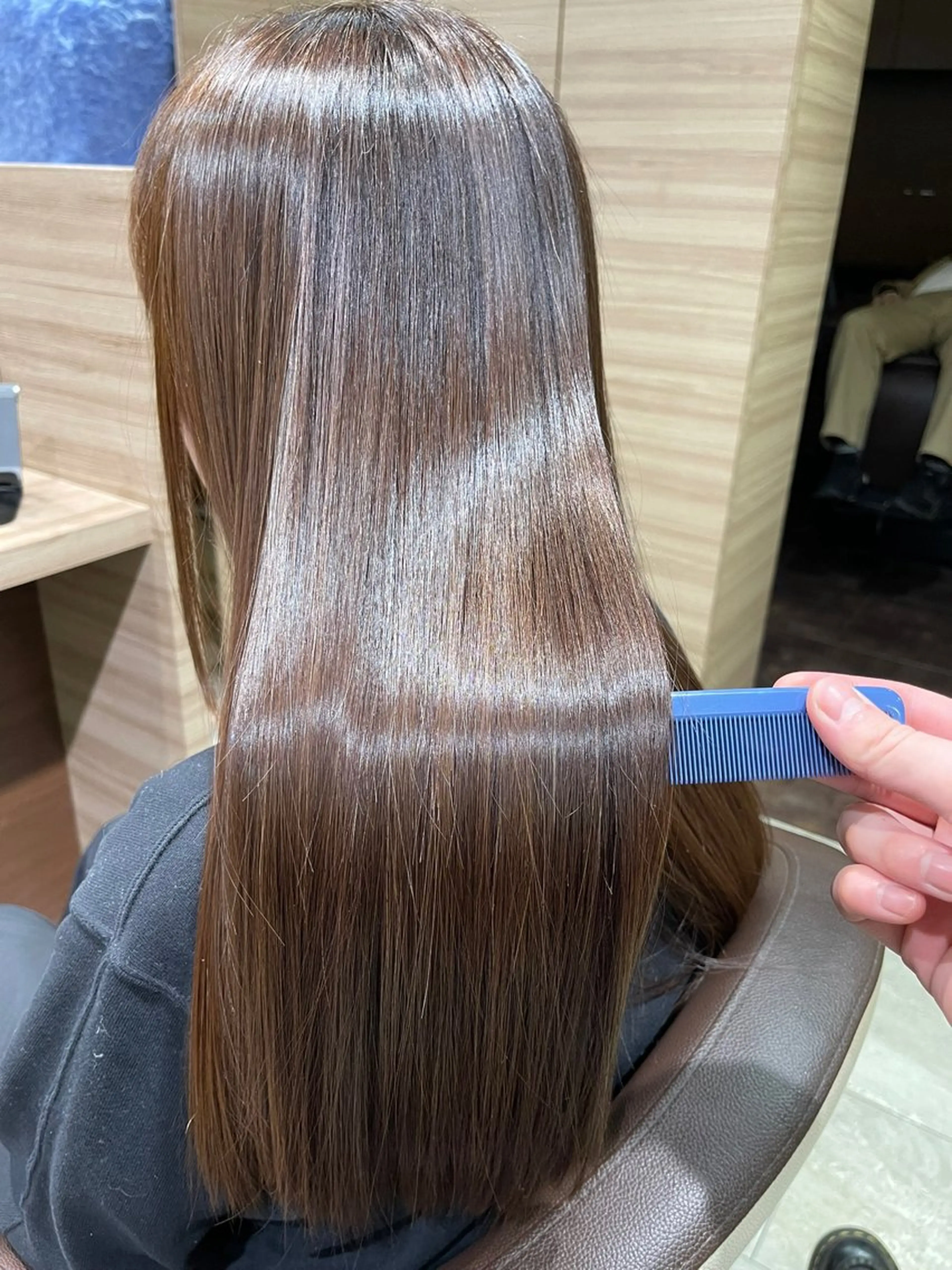 パーマ 縮毛矯正 塚下 怜菜のヘアスタイル