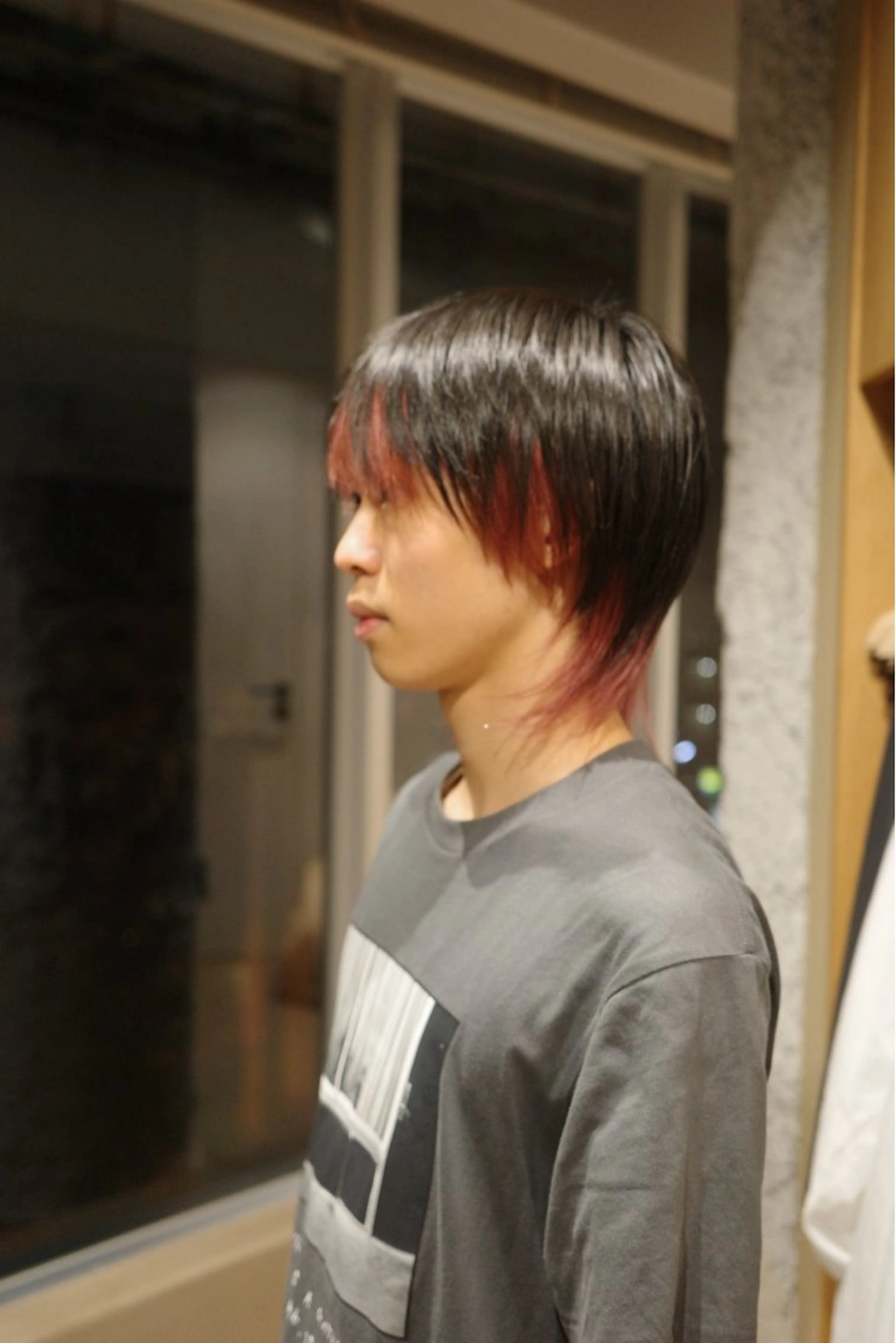 ショート カラー メンズ デザインカラー ヘアカラー 未 来カットモデル無料のヘアスタイル