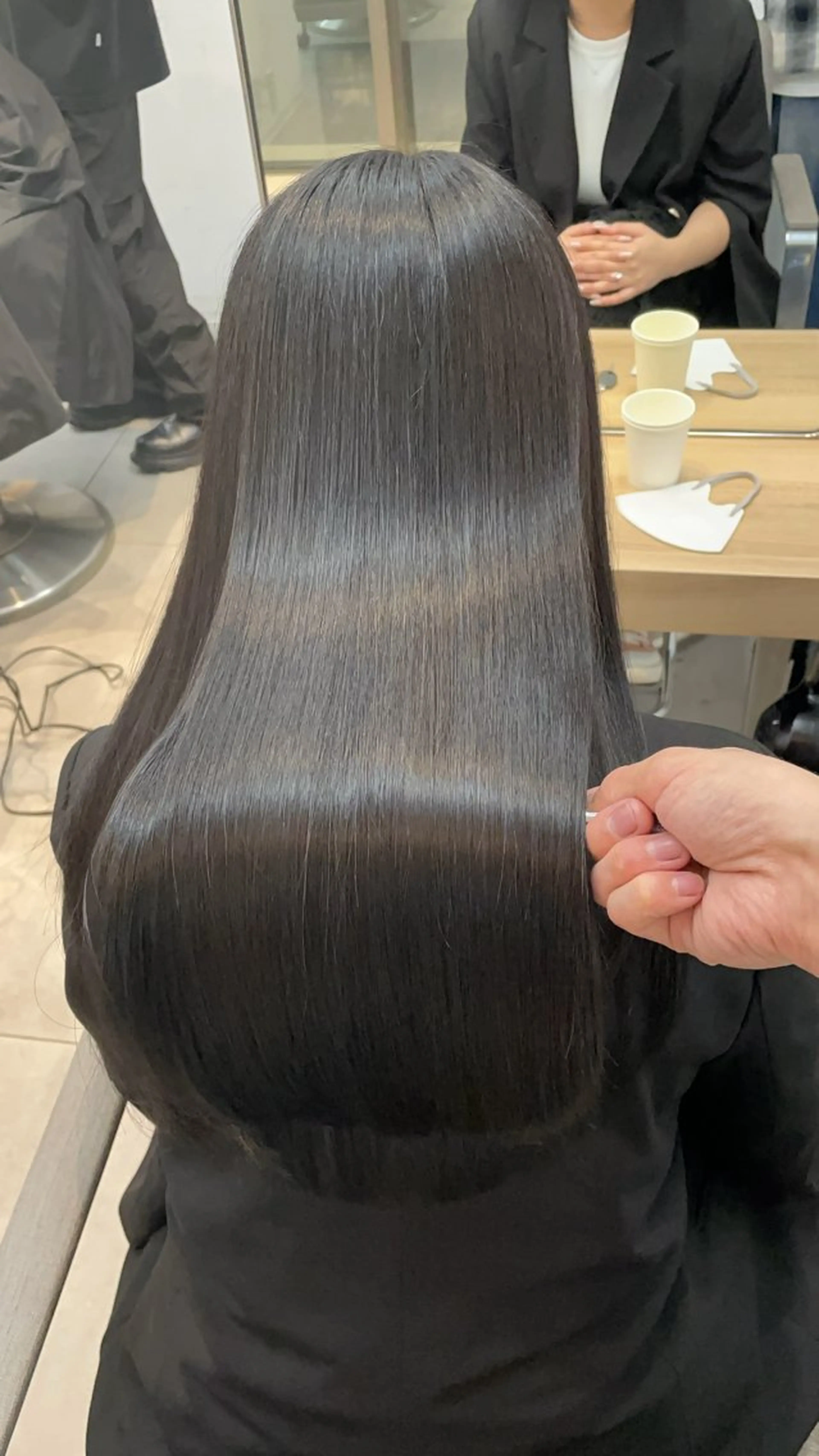 ロング カット 縮毛矯正 トリートメント ヘッドスパ ✨髪質改善✨美髪 矯正🫧小泉のヘアスタイル