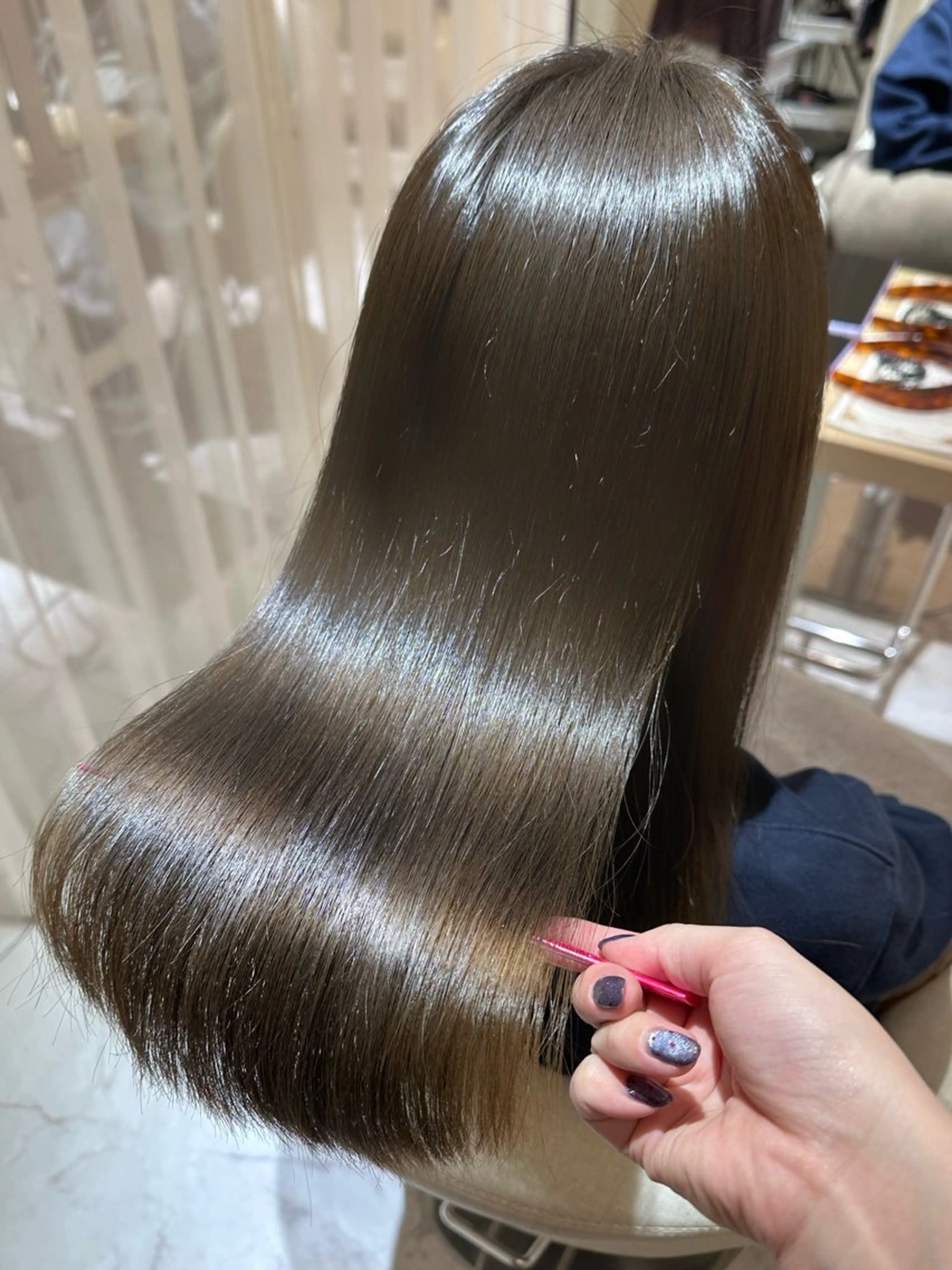 ロング カラー 髪質改善 トリートメント カット ヘアカラー トリートメント ヘッドスパ 髪質改善・艶髪カラー 🌷miku🌷のヘアスタイル