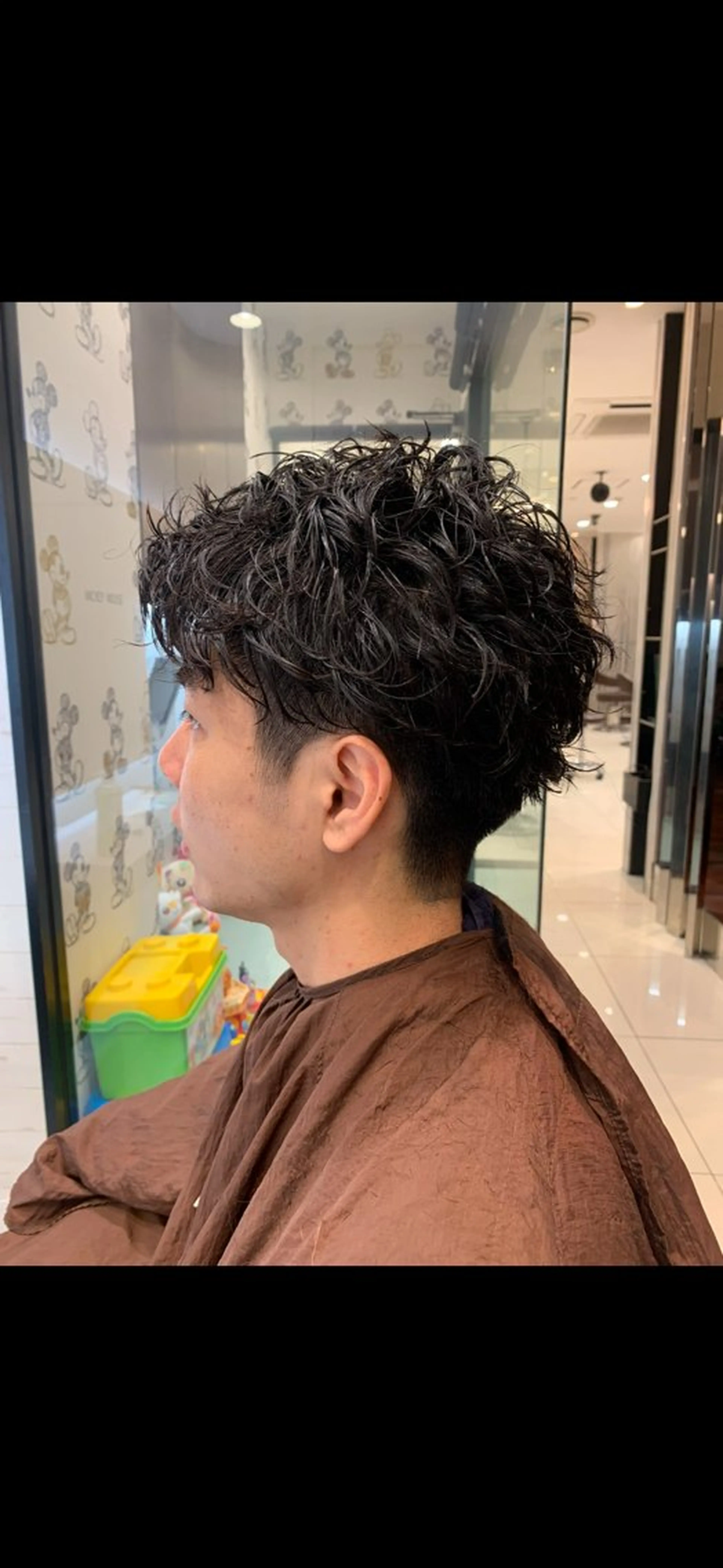 ショート メンズ カット パーマ EARTH 寺本尚生のヘアスタイル
