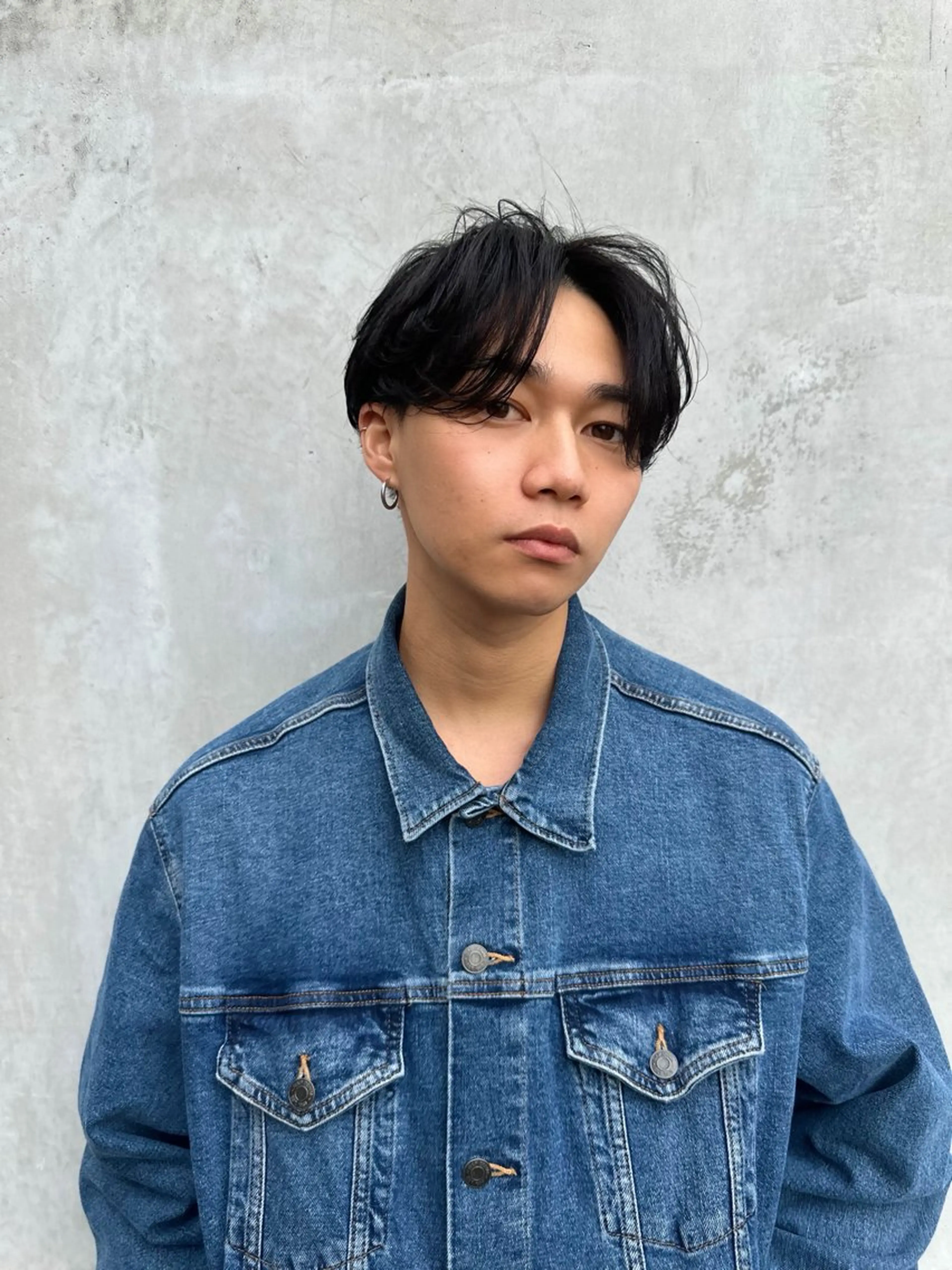 メンズ センターパート 💈センターパート パーマ特化💈雄太のヘアスタイル