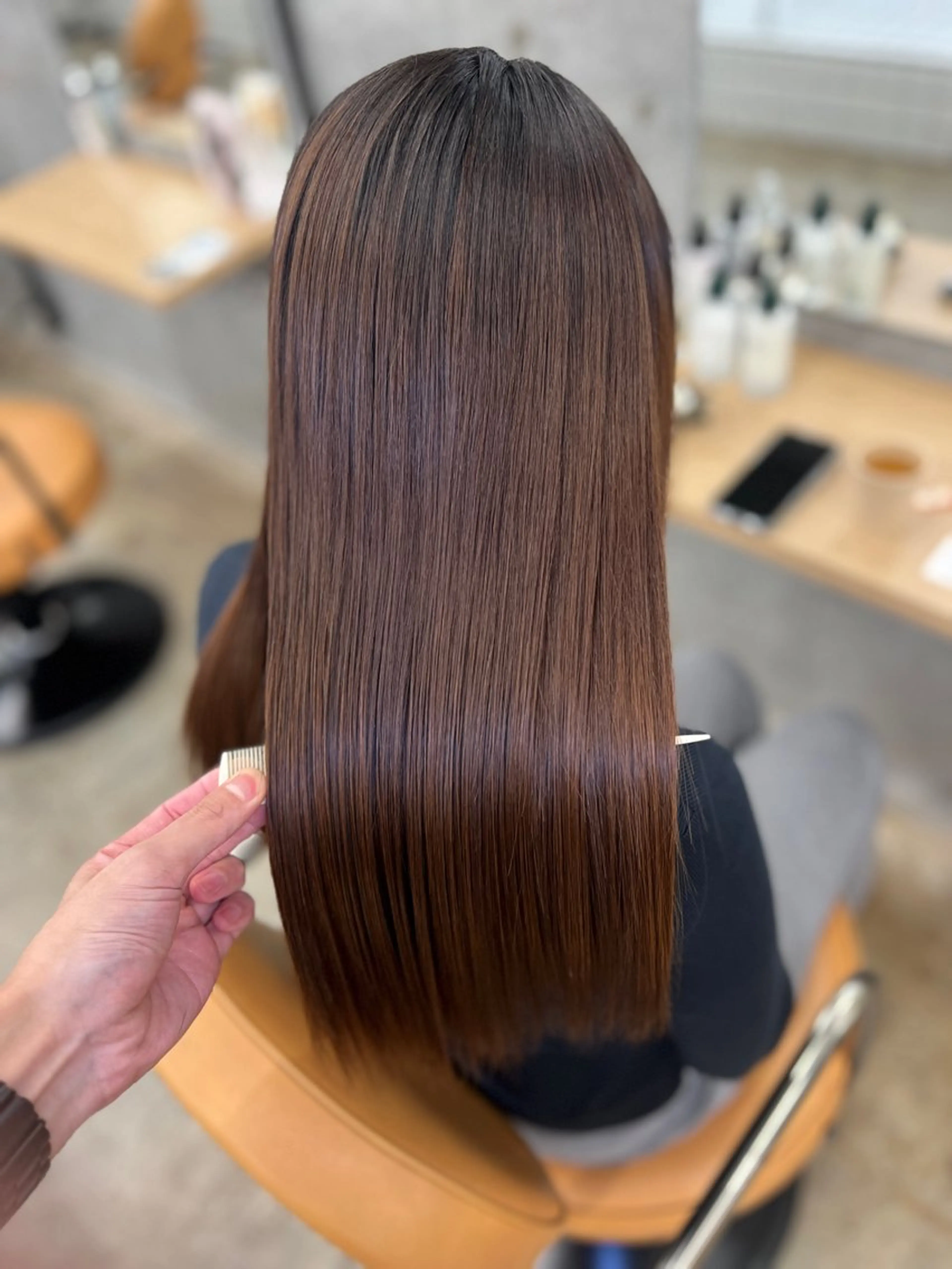 セミロング カラー カット ヘアカラー トリートメント ✨艶髪職人 しょうたろう✨のヘアスタイル