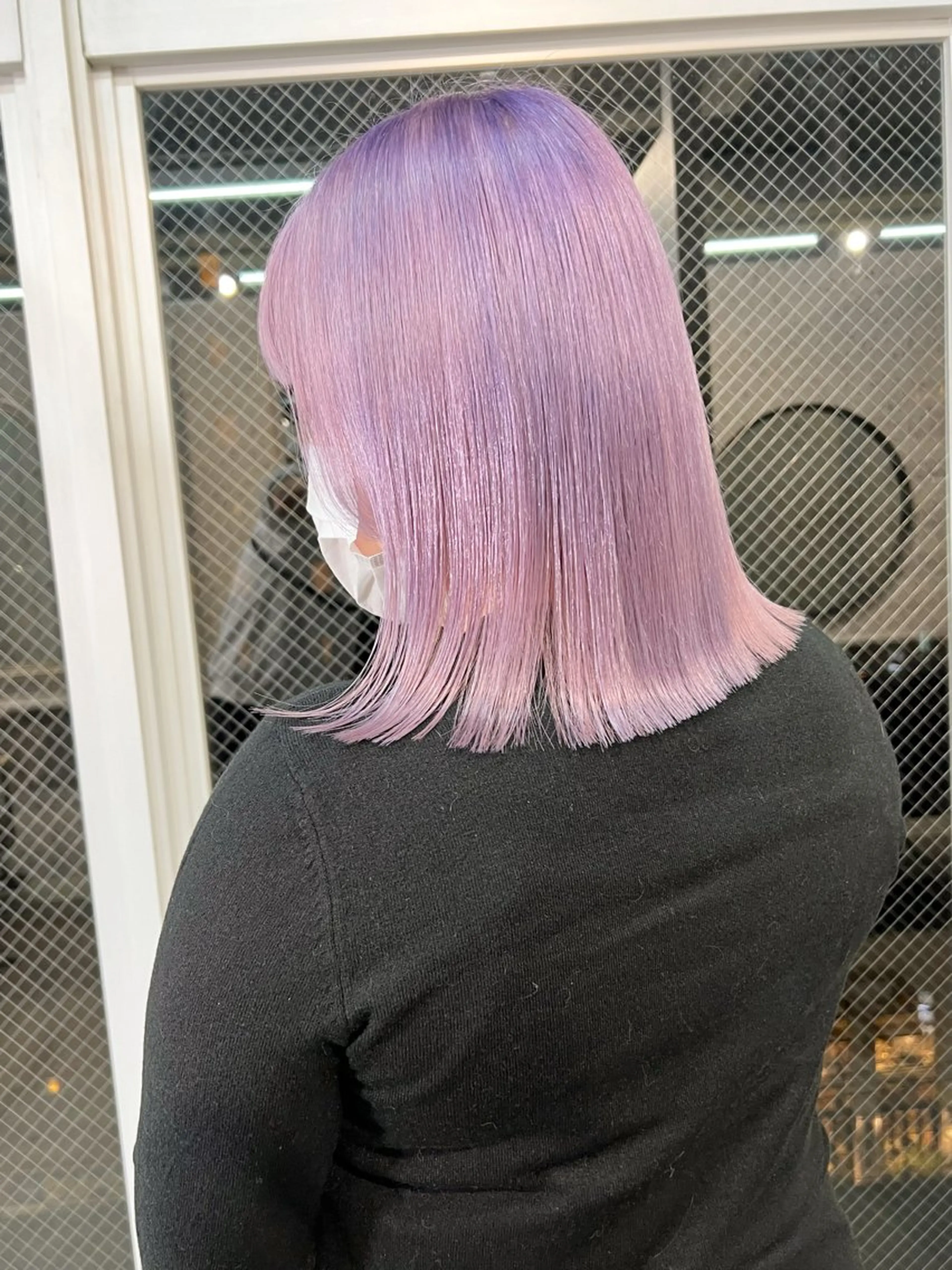 ミディアム カラー ヘアアレンジ ミディアムパーマ ブリーチ ケアブリーチ ダブルカラー ハイライトカラー ヘアカラー トリートメント lani 天神大名/ブリーチのヘアスタイル