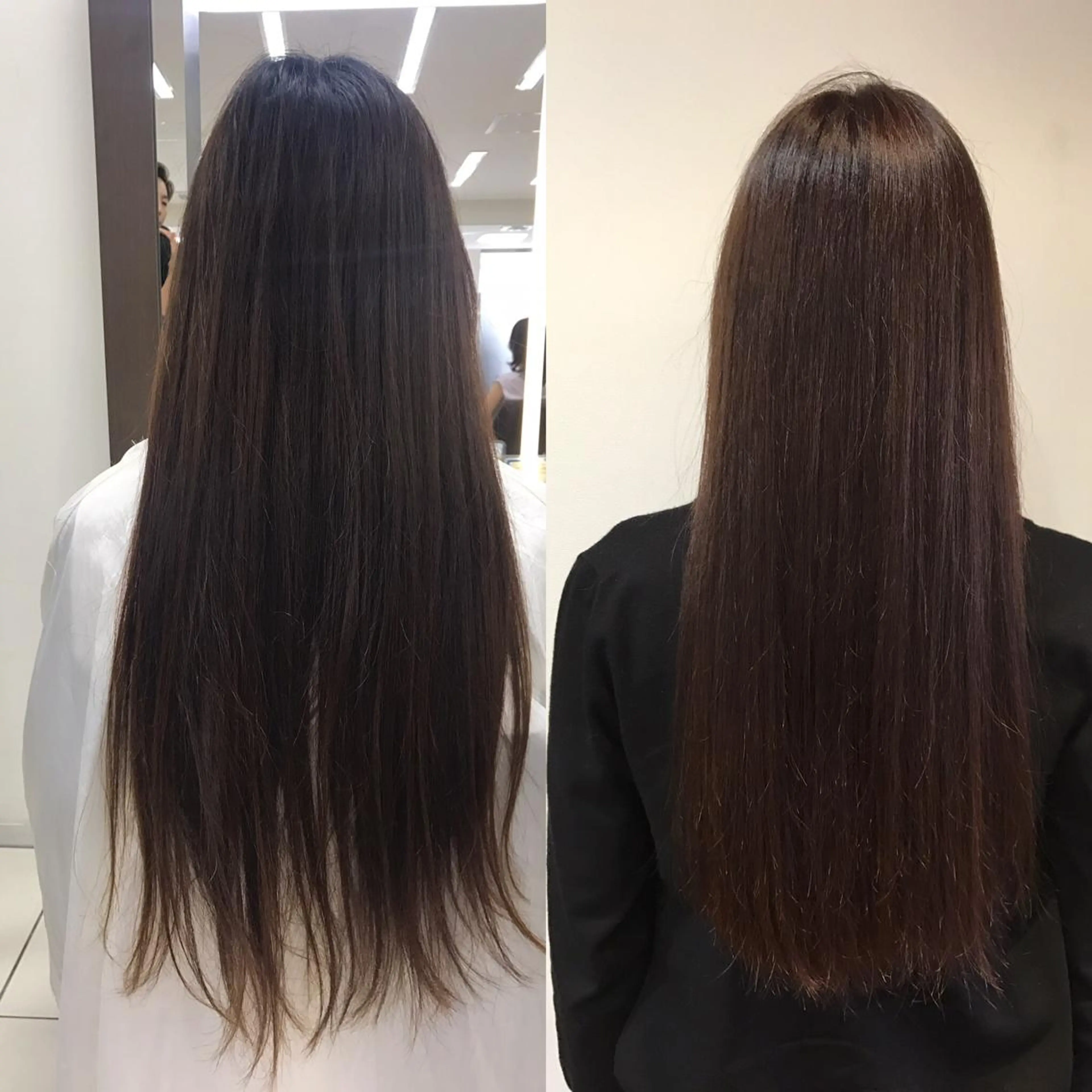 ロング カラー ブラウンカラー トリートメント ママ美容師まつげ 🤍まき🤍のマツエク・マツパデザイン