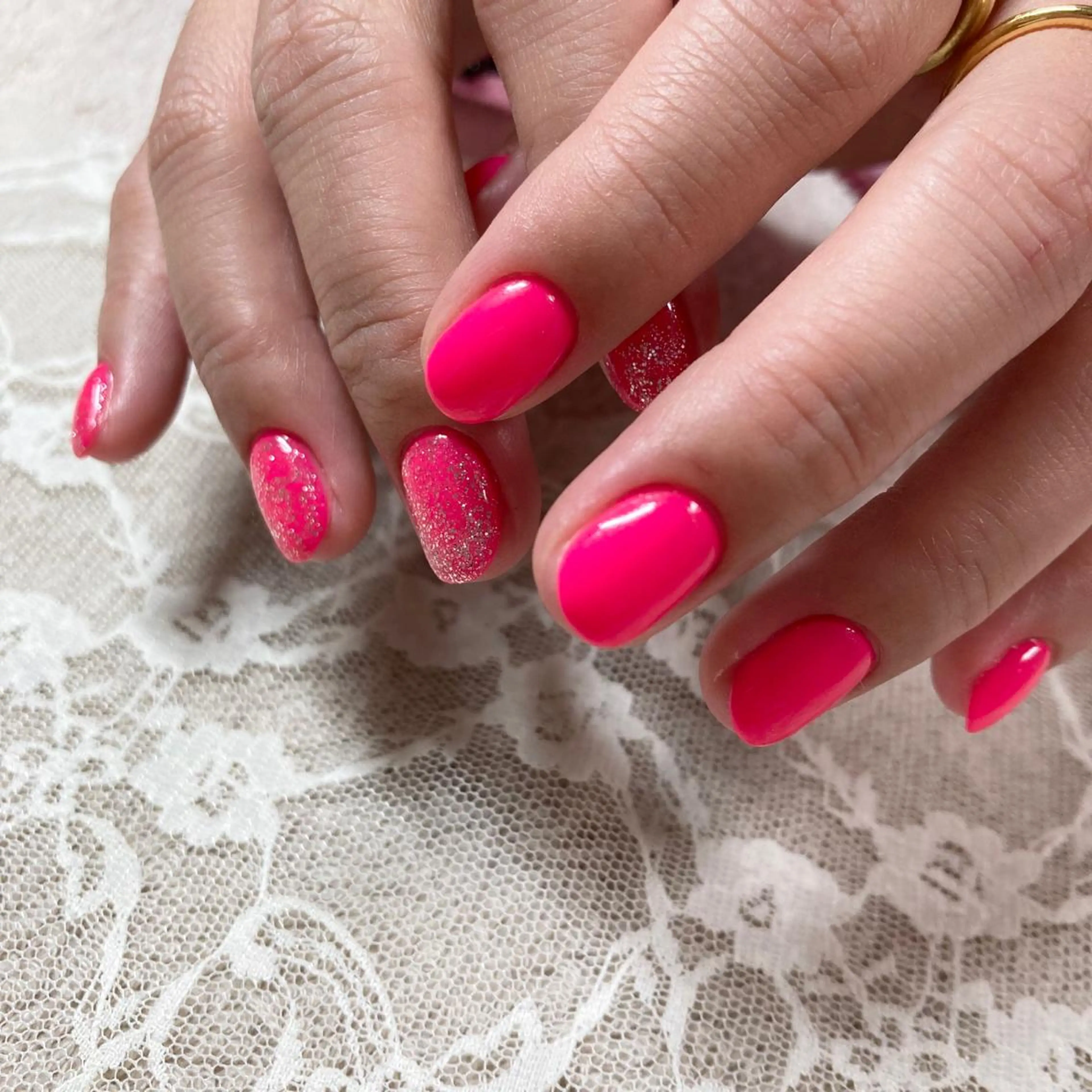 ネイル ラメ(グリッター) ハンドネイル nails by sayaのネイルデザイン