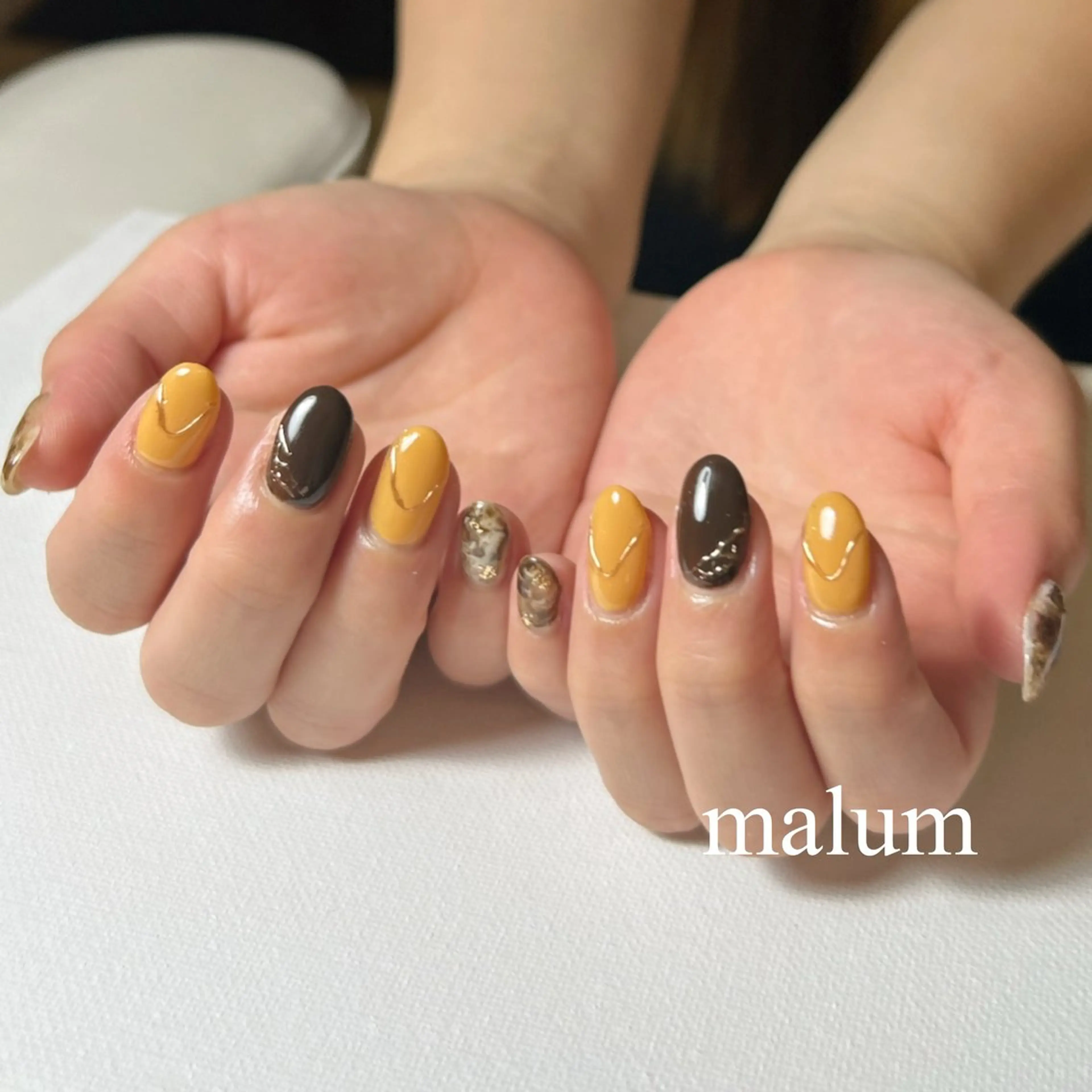 ネイル ハンドネイル malum nailのネイルデザイン