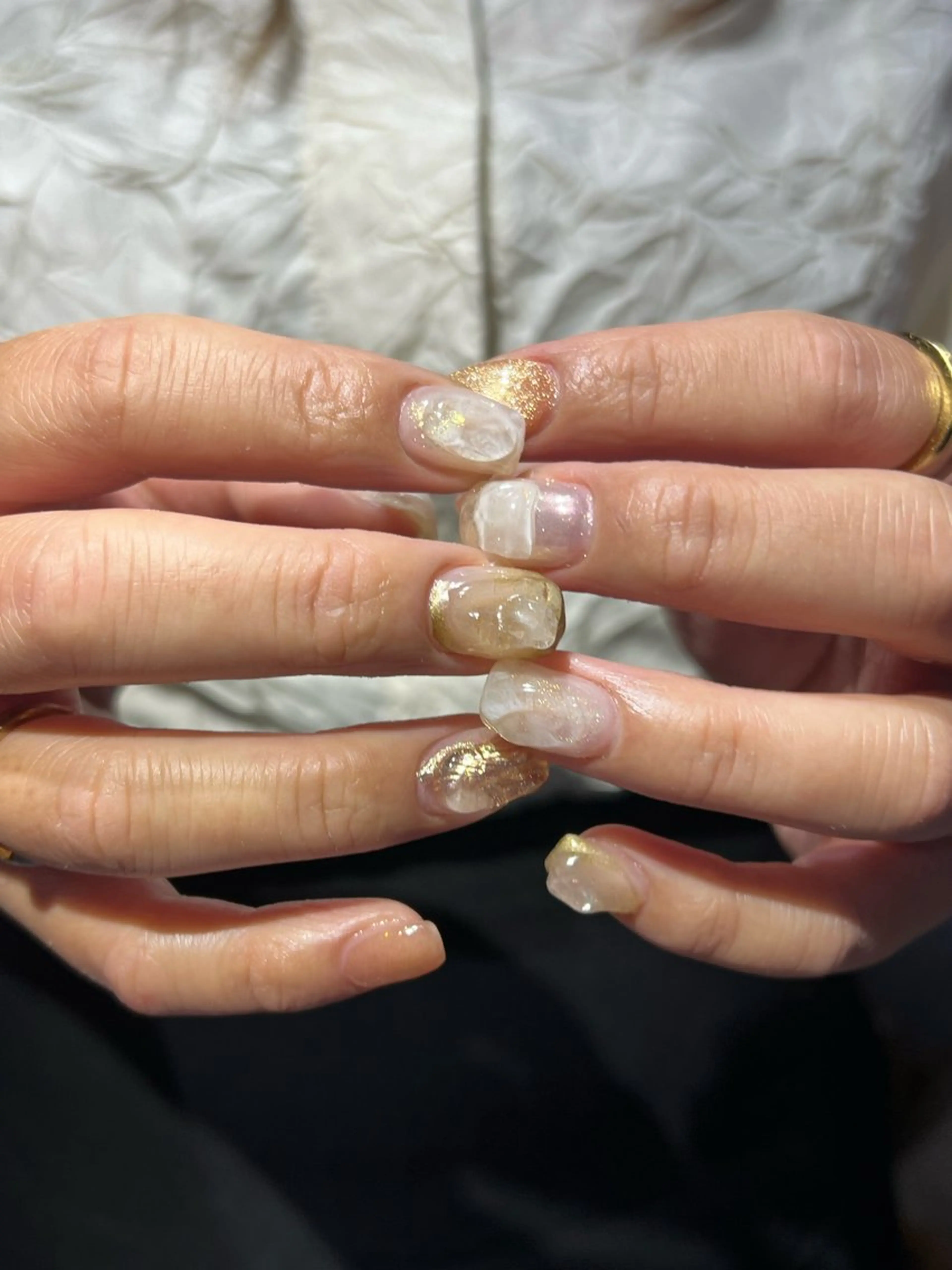 ネイル ハンドネイル フットネイル Hata nail /個性派ニュアンスのネイルデザイン