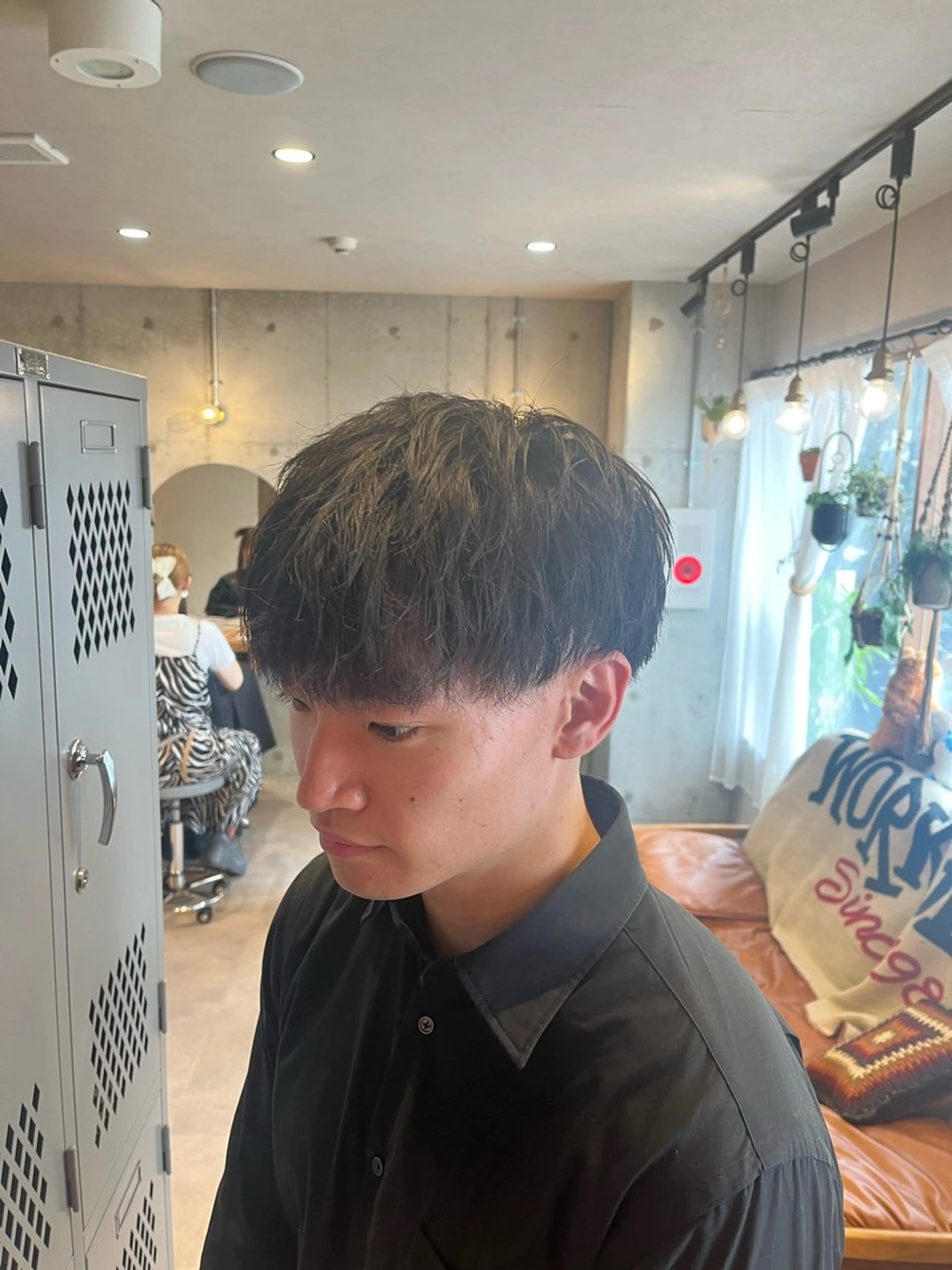 ショート メンズ マッシュ カット Lamp所属・🌀メンズパーマ🌀 🐏丸山祐宇🐏のヘアスタイル