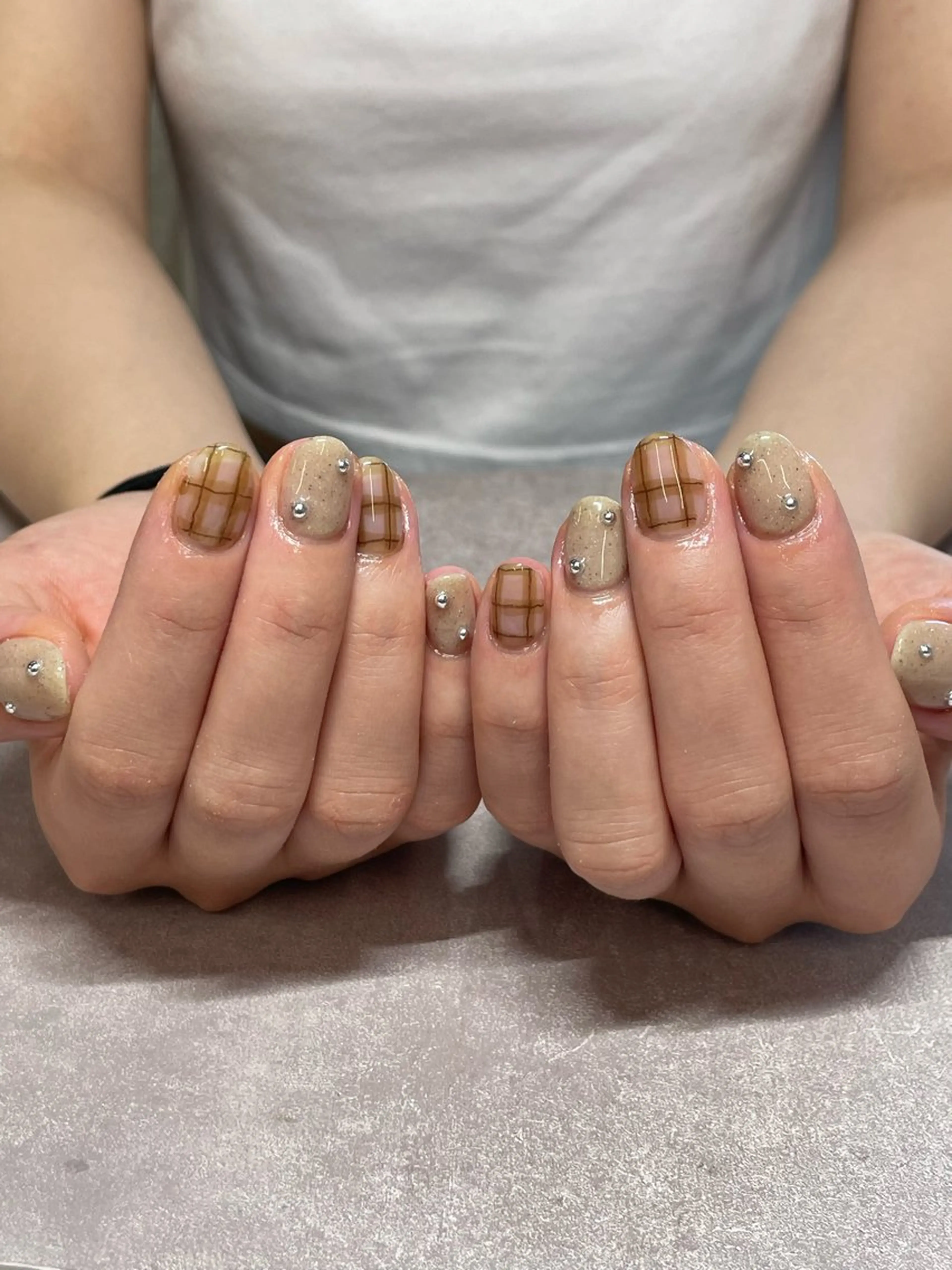 ネイル ハンドネイル Daywithout Anitingさきのネイルデザイン