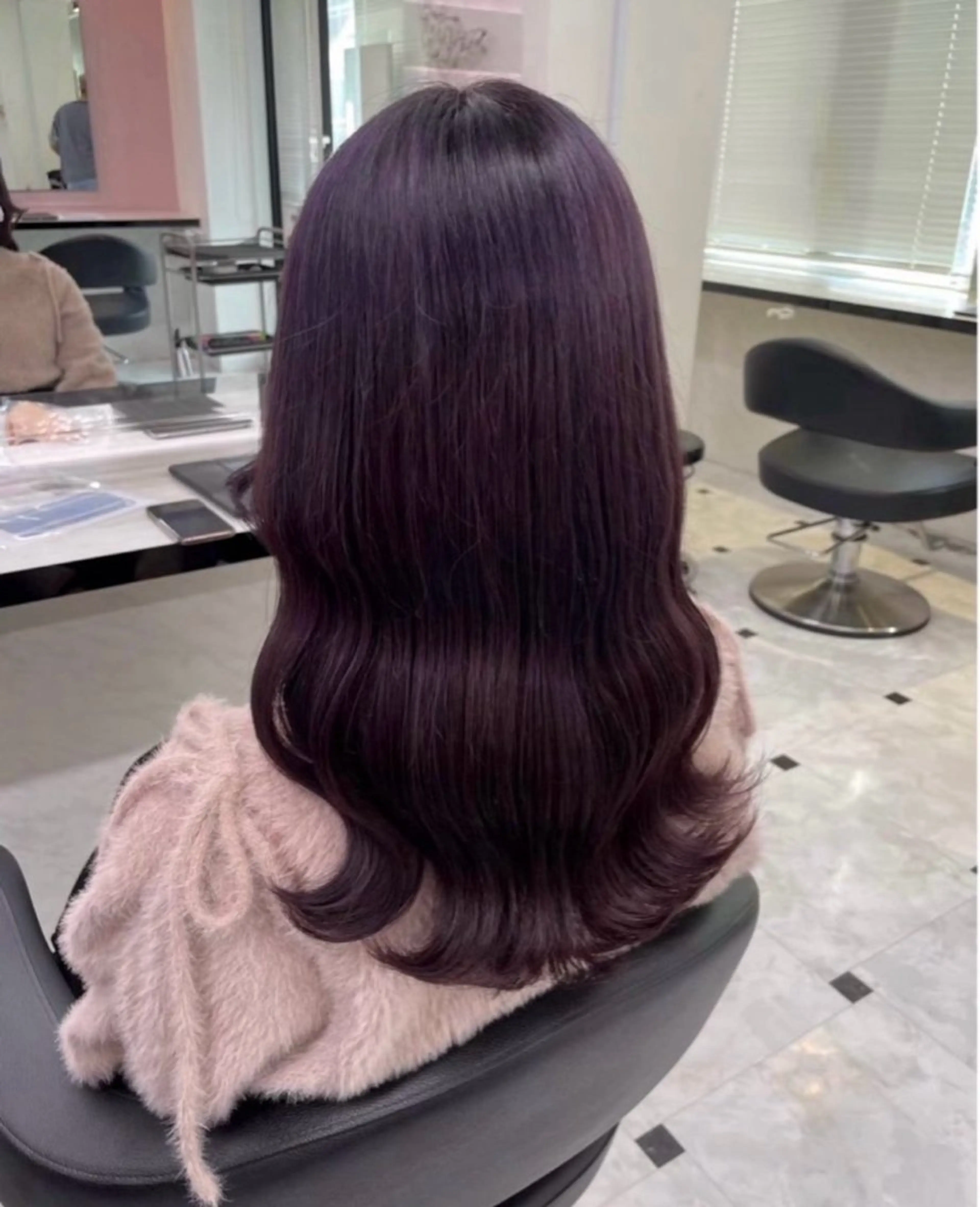 ロング ヘアカラー miku/ラベンダー 透明感カラー🪻❤︎のヘアスタイル