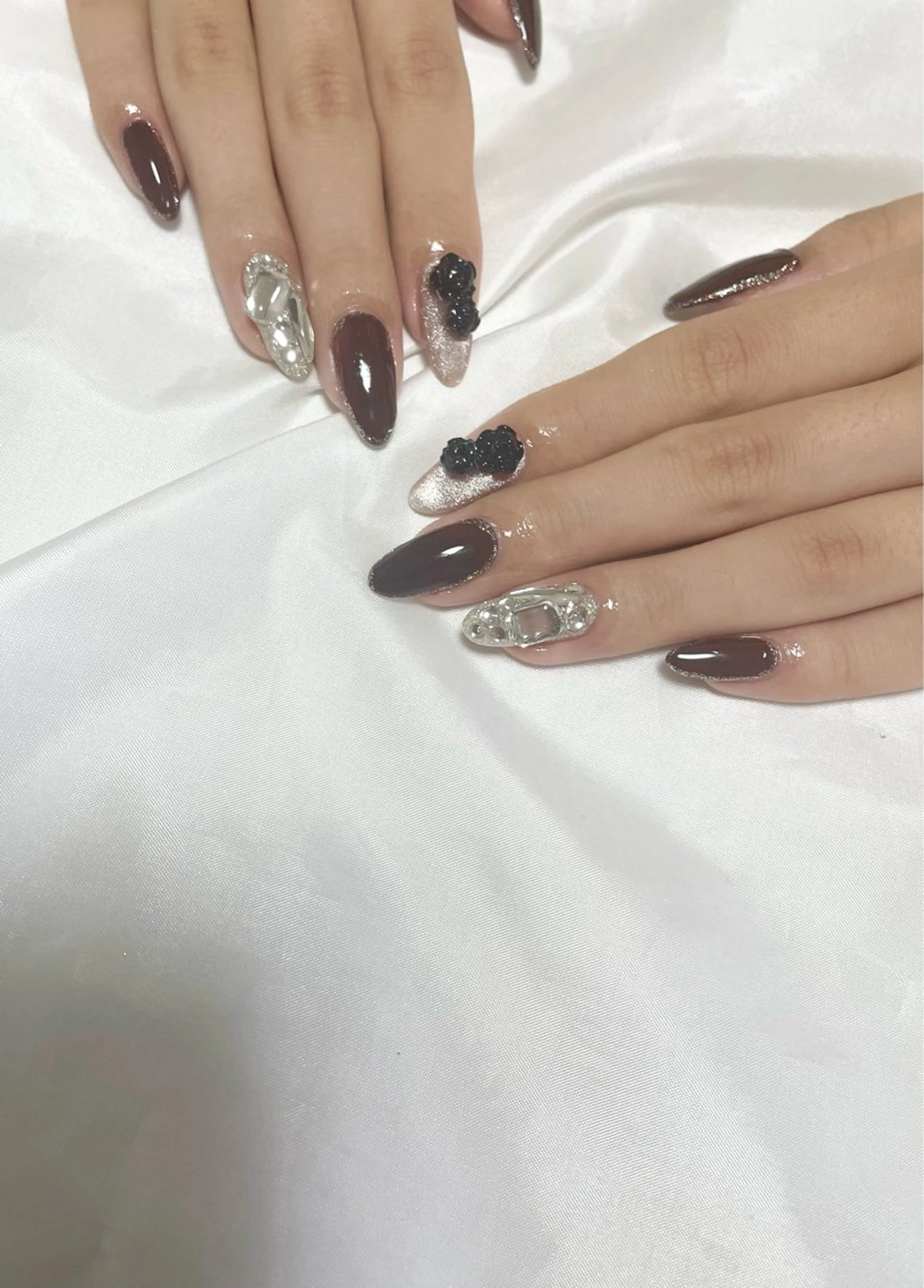 ロング Nailsalon プチ　ラジェムのネイルデザイン