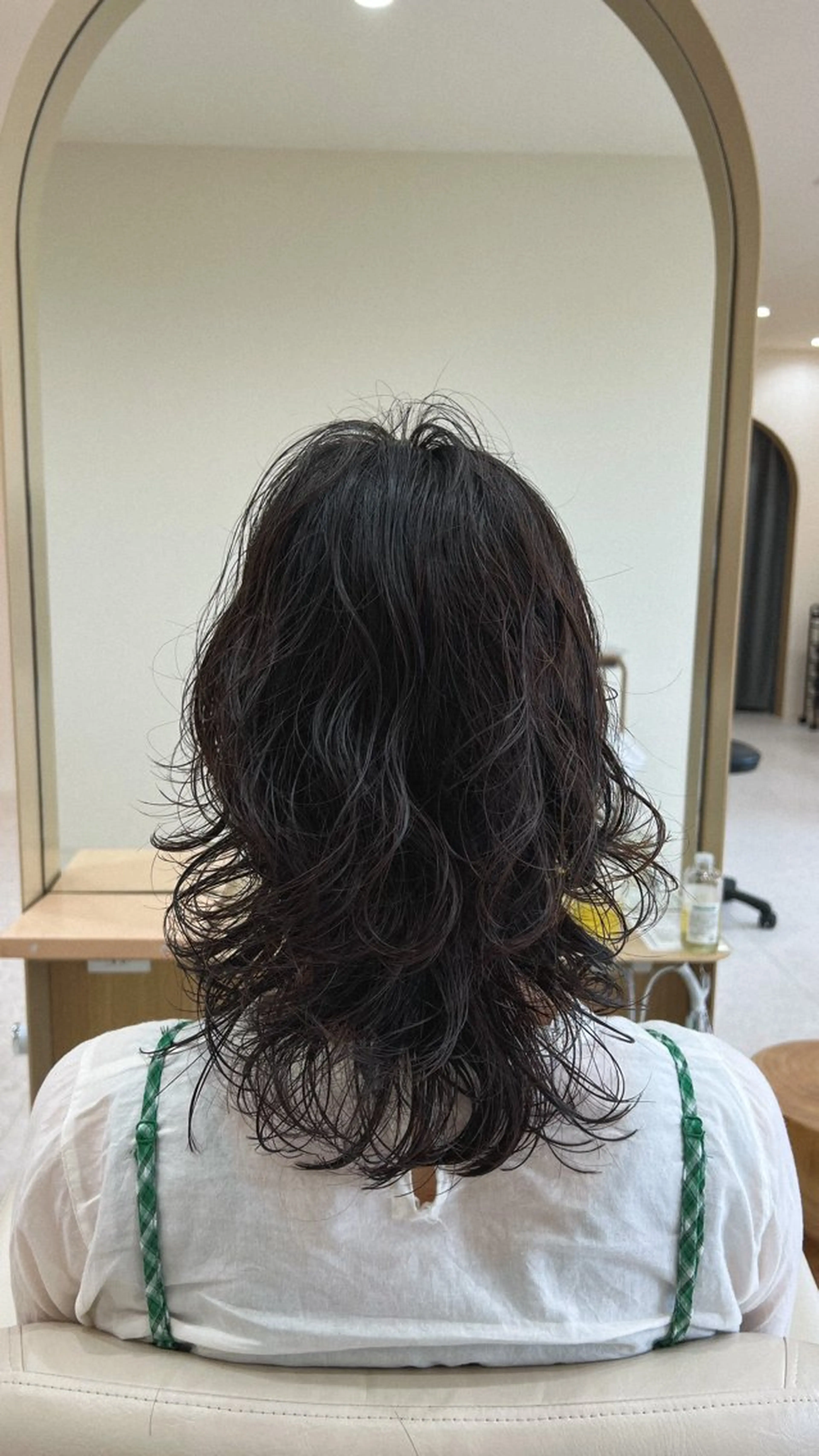 パーマ 暖色/ミルクティー/ レイヤー/yuriaのヘアスタイル