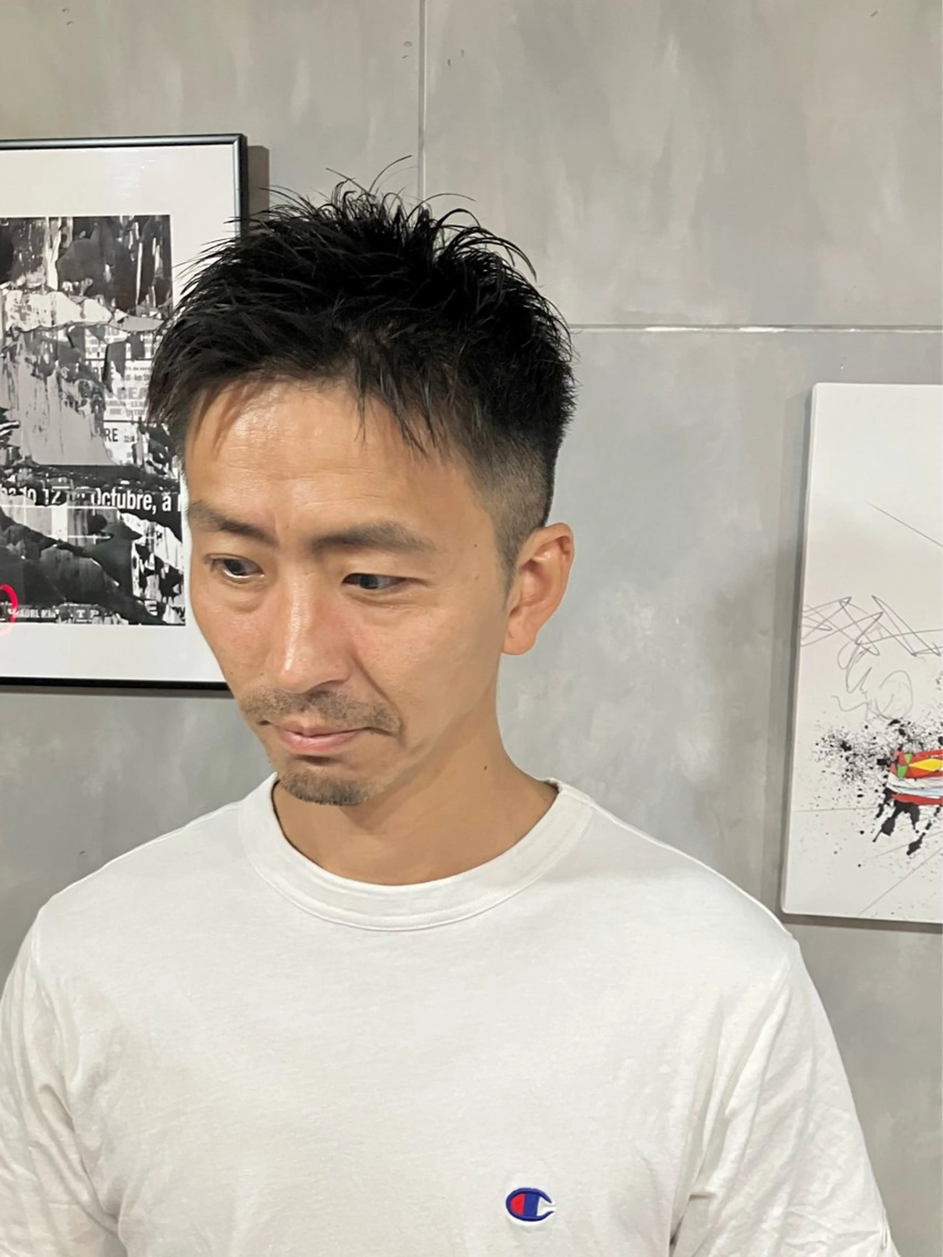 🦡カット+眉カット🦡の写真