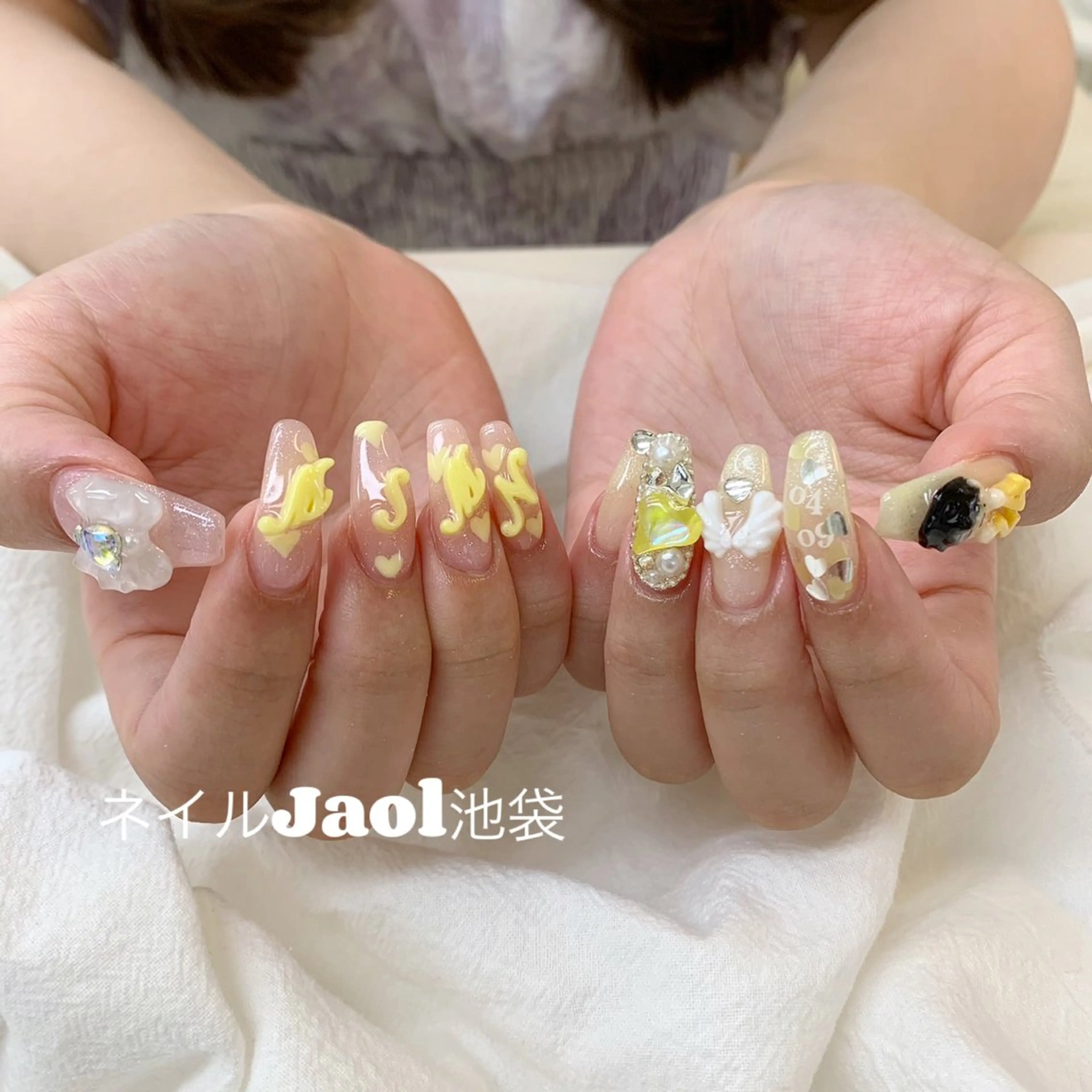 ロング ハンドネイル nail jaol池袋店所属・ネイルJaol 池袋のネイルデザイン