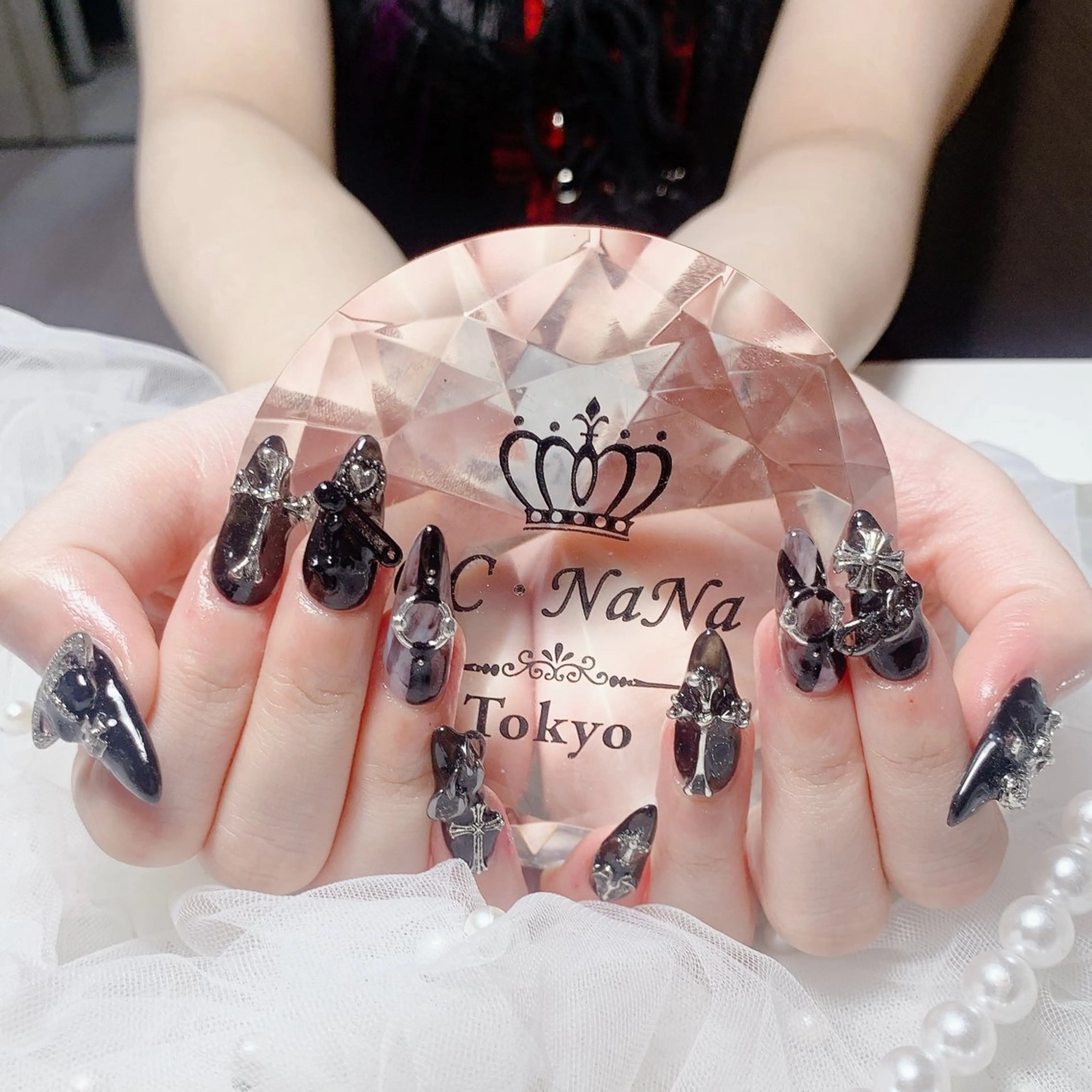 ネイル 持ち込み スカルプネイル ハンドネイル 💎CC・NaNa 韓国風ネイル🌙のネイルデザイン
