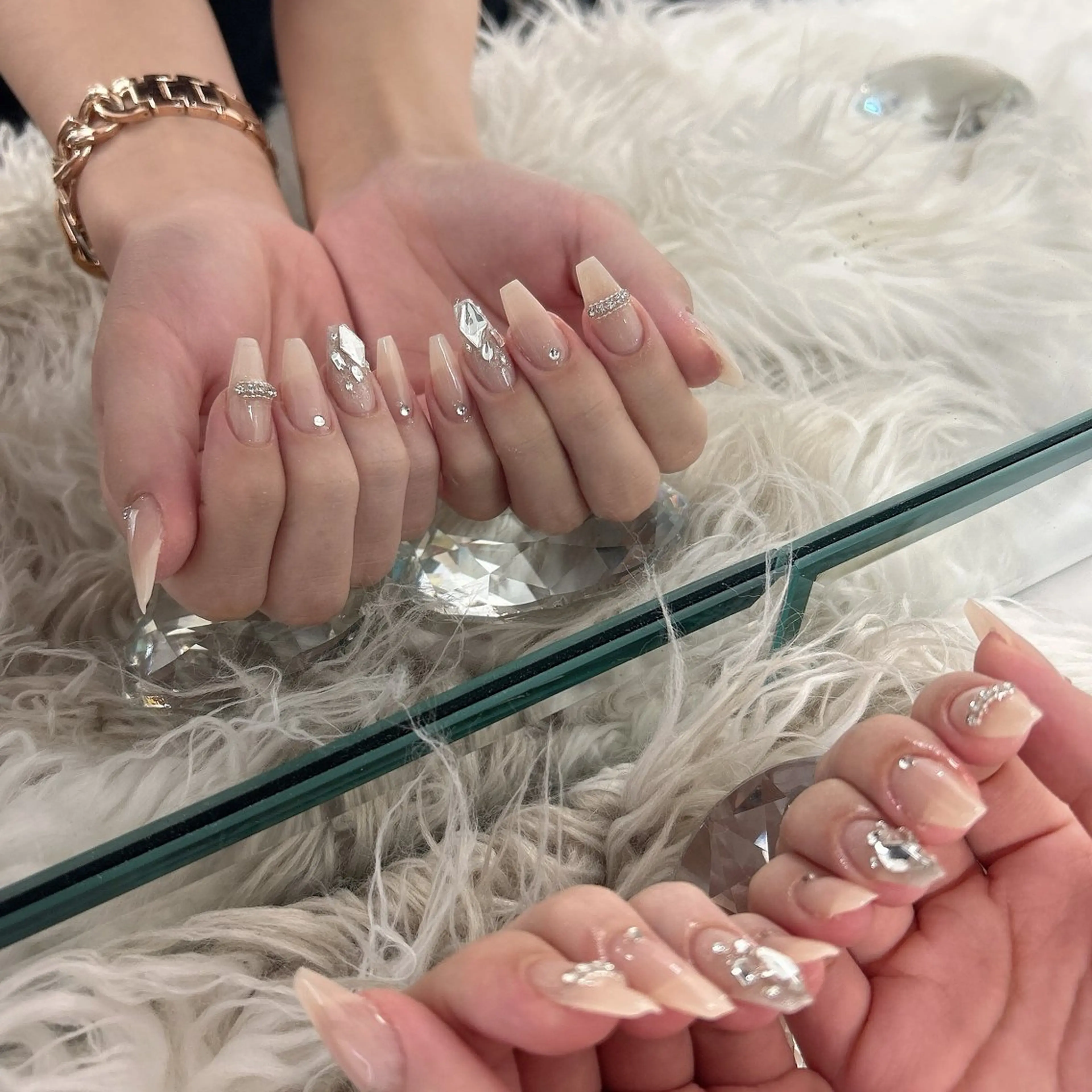 セミロング ハンドネイル nail salon Lavia所属・Lavia akaneのネイルデザイン