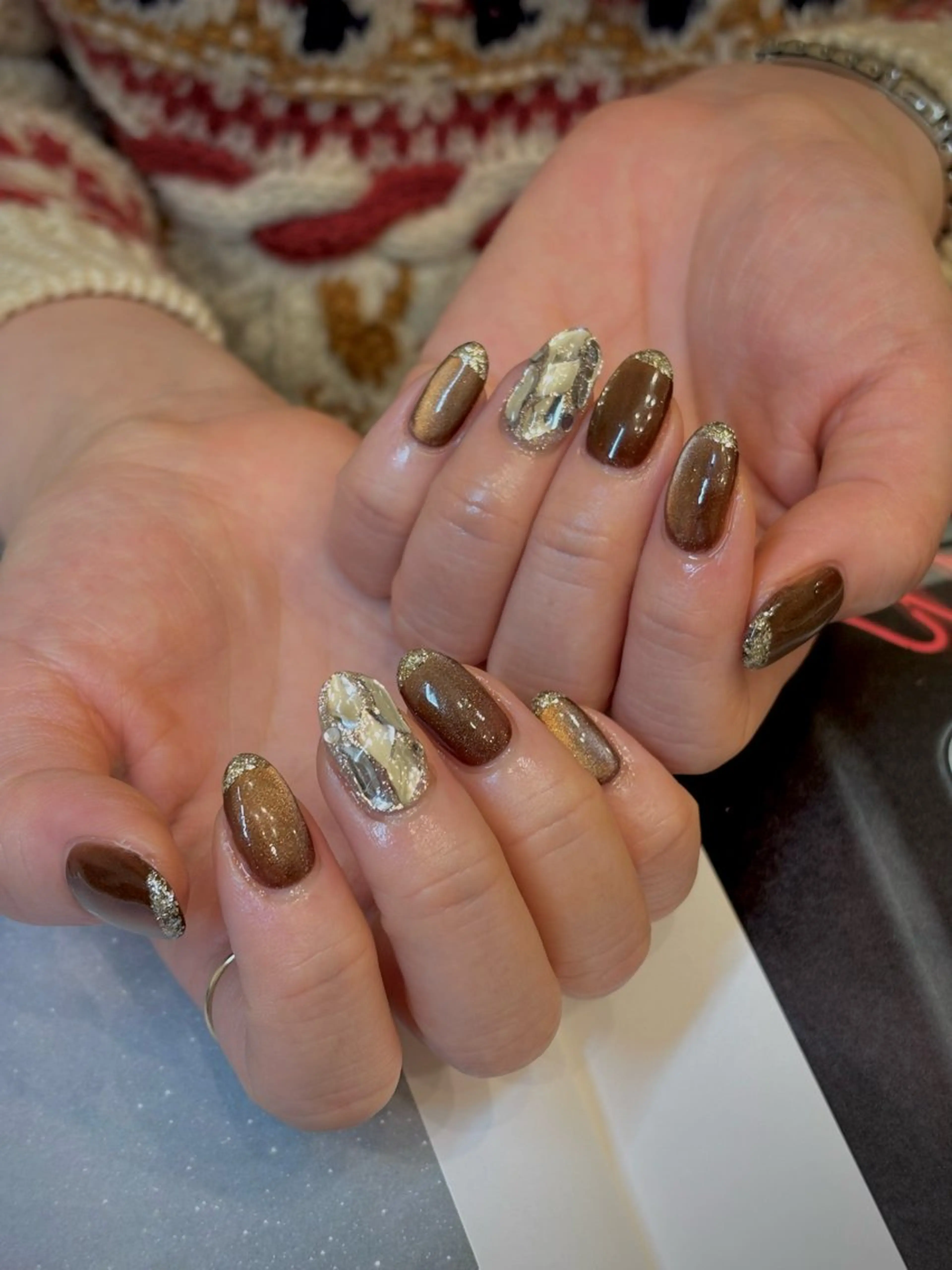 キッズ ネイル フットネイル ジェルネイル マグネットネイル ニュアンスネイル ワンカラーネイル ハンドネイル illum hicariのネイルデザイン