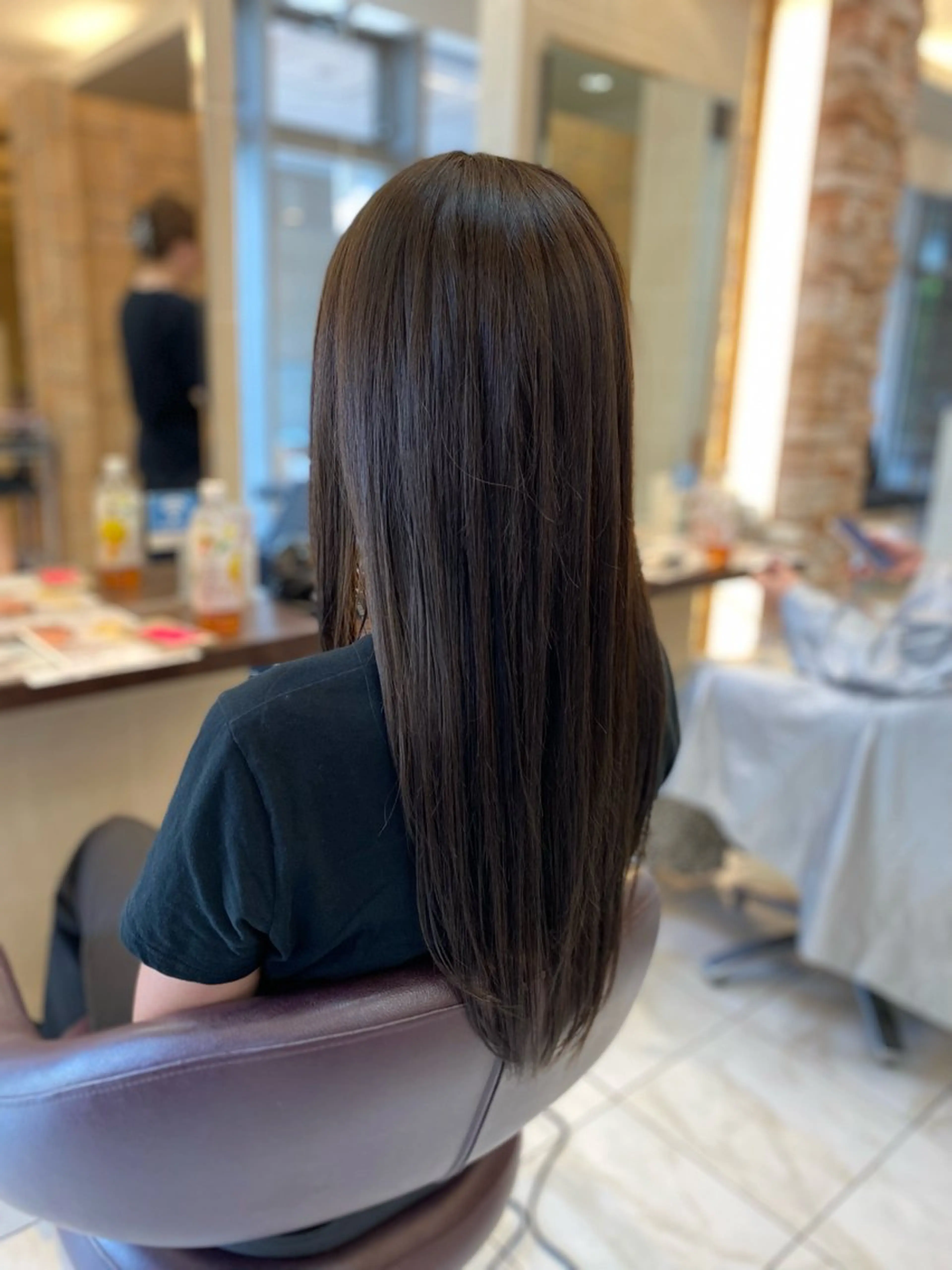 ロング ヘアカラー トリートメント 🐰ツヤ感カラー🐰 ななこのヘアスタイル