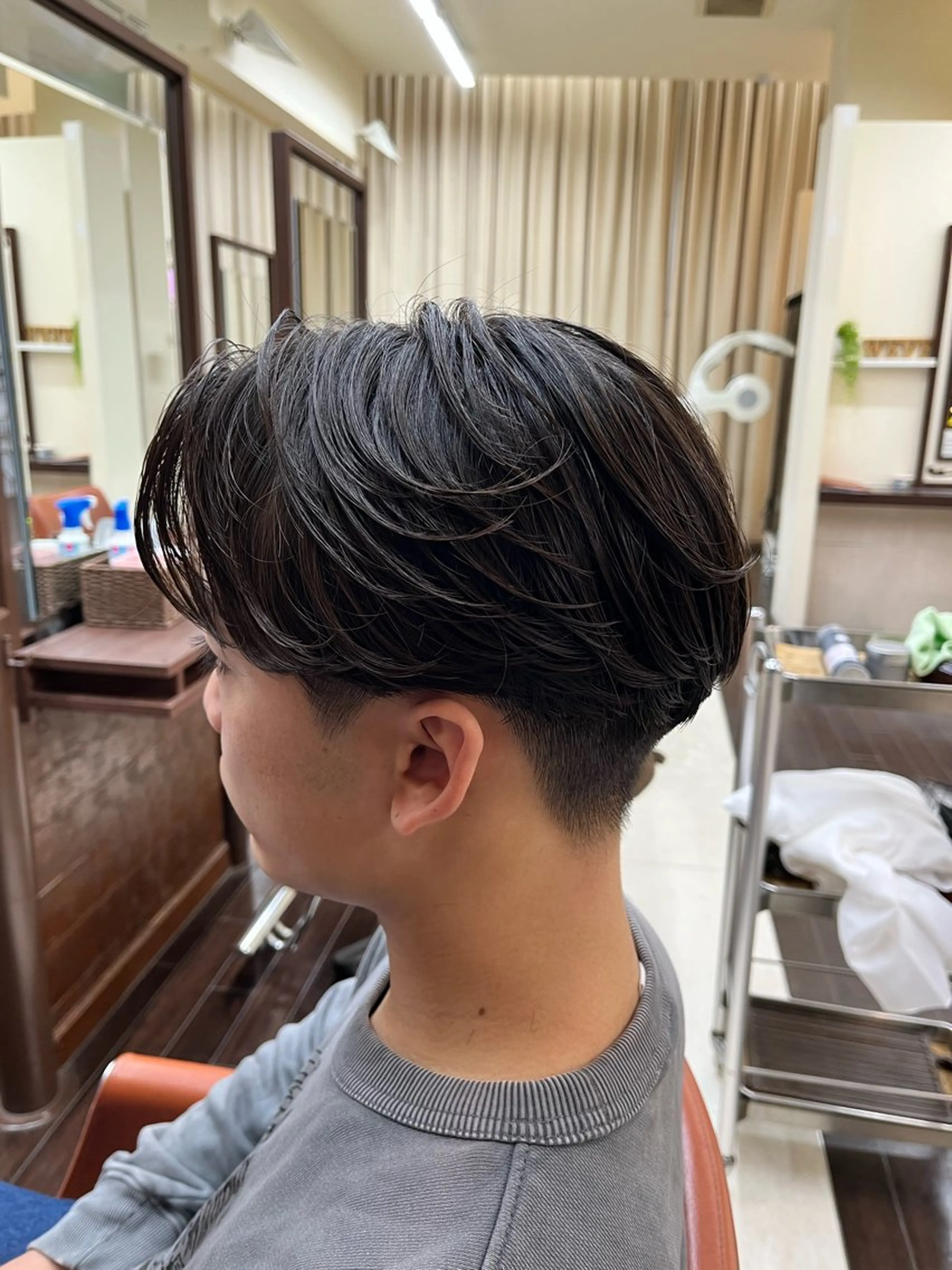 ショート パーマ メンズ メンズパーマ ニュアンスパーマ カット パーマ ヘアセット AROH  men's cut&men's perm 船橋店所属・🧊メンズ特化🧊 高木航希のヘアスタイル