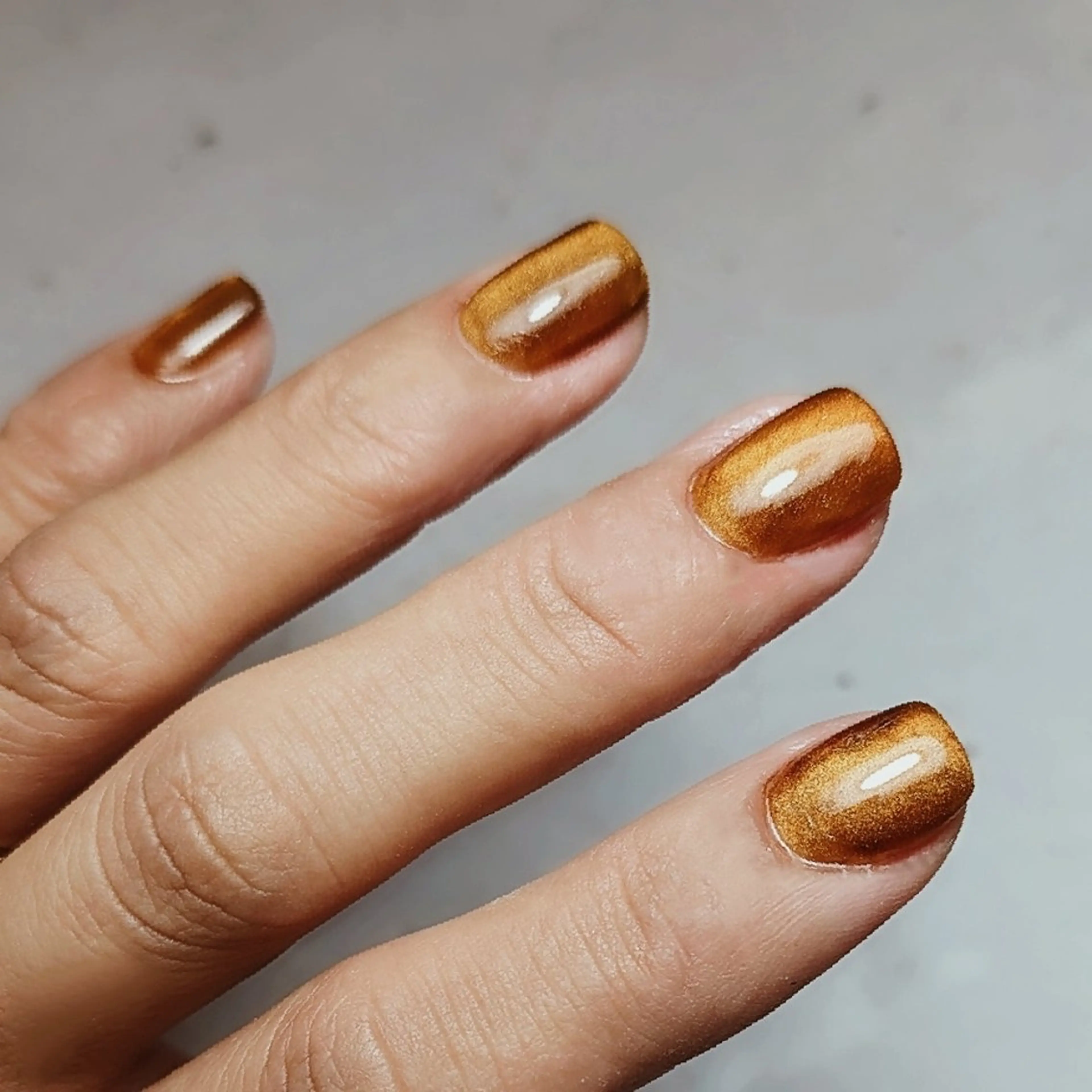 ネイル マグネットネイル オレンジ jolie  ISIHARAのネイルデザイン