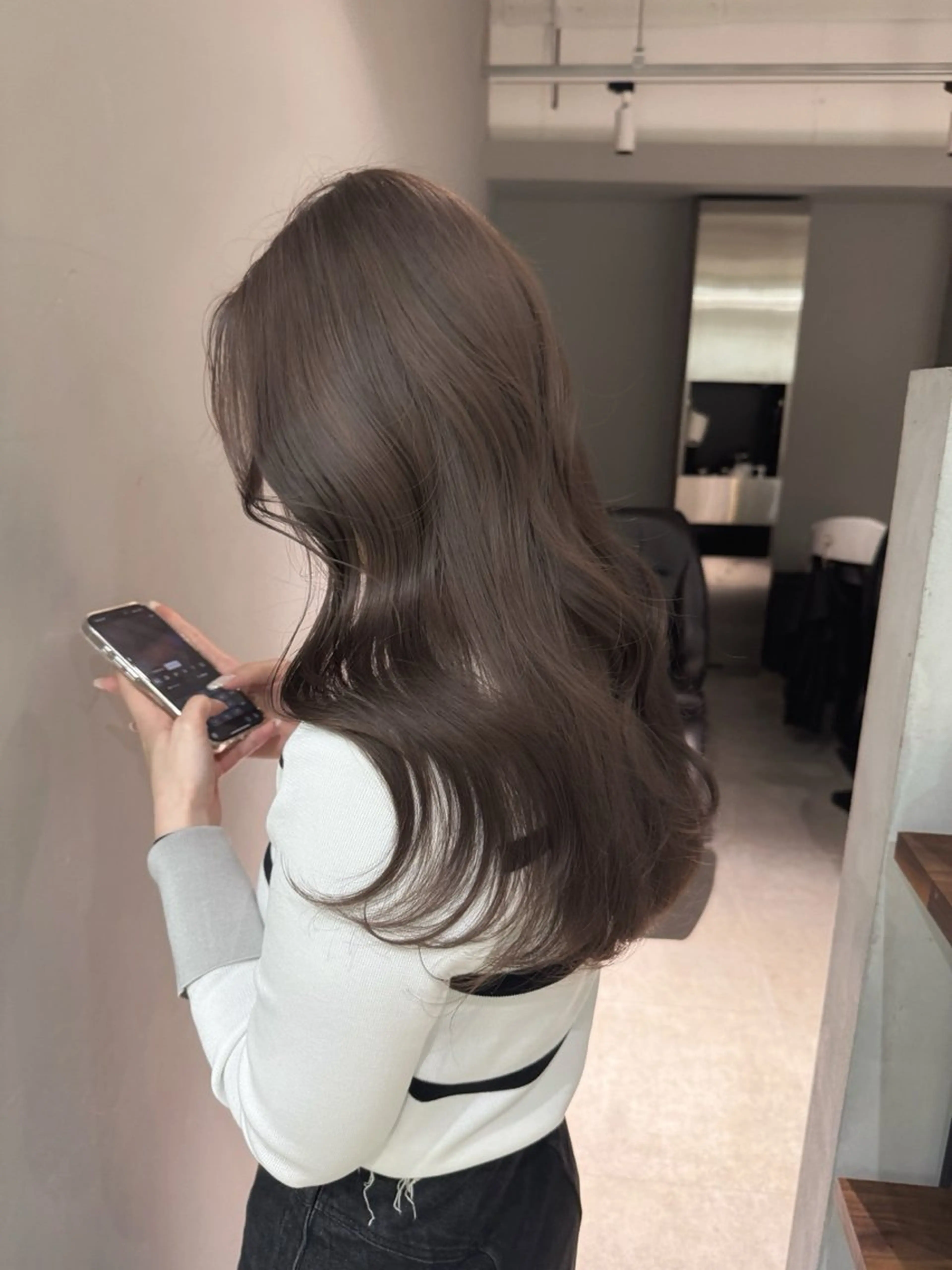 ロング AHNKISM所属・トレンド🌷 ボブ　パーマ🩰のヘアスタイル