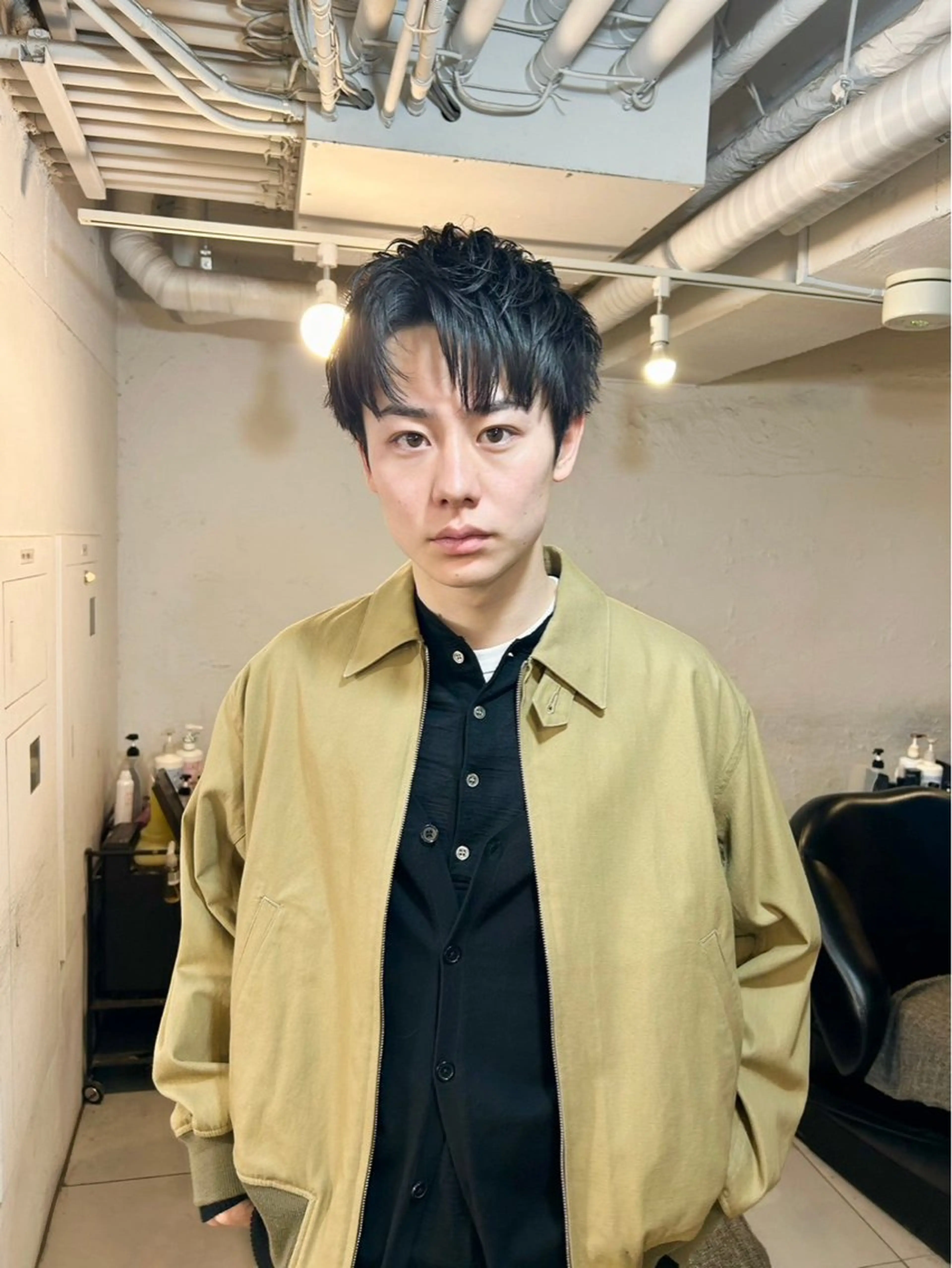 メンズ カット ヘッドスパ カットお任せ☆ 毎月２００名ご来店♪のヘアスタイル