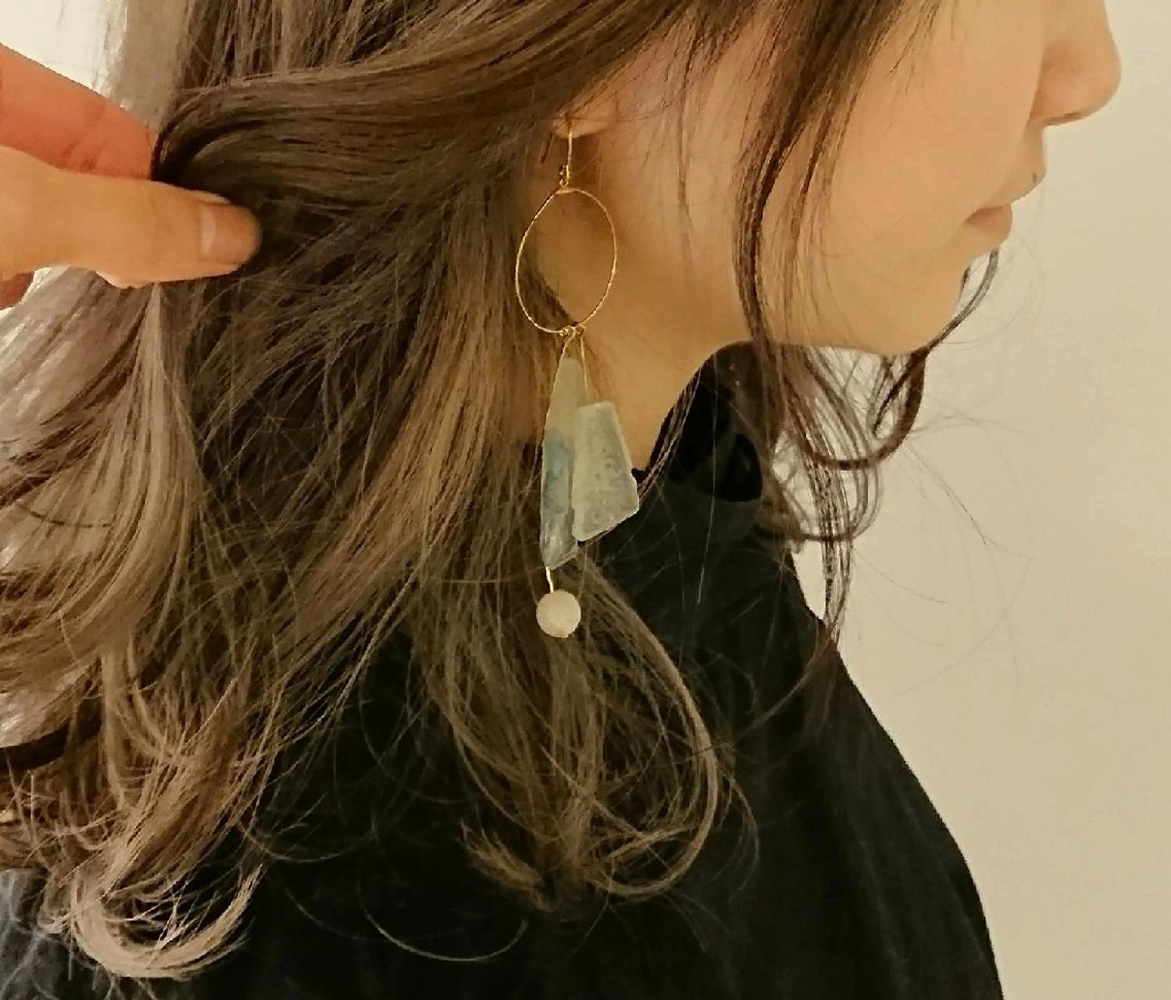 ミディアム カラー ブリーチ グレージュ インナーカラー coii コイ【原宿/表参道】のヘアスタイル