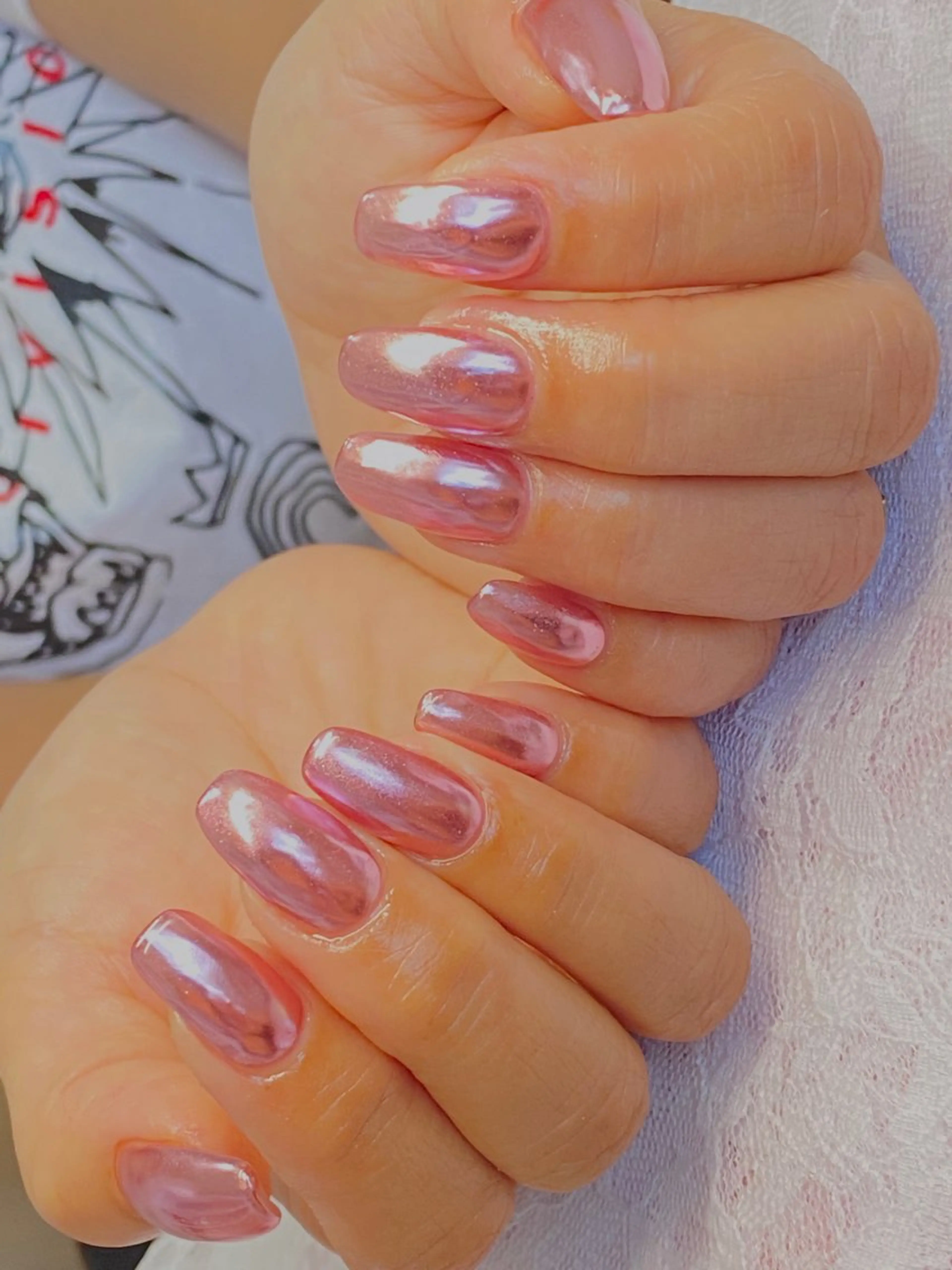 ネイル ミラーネイル HandS ネイル 自宅サロンのネイルデザイン