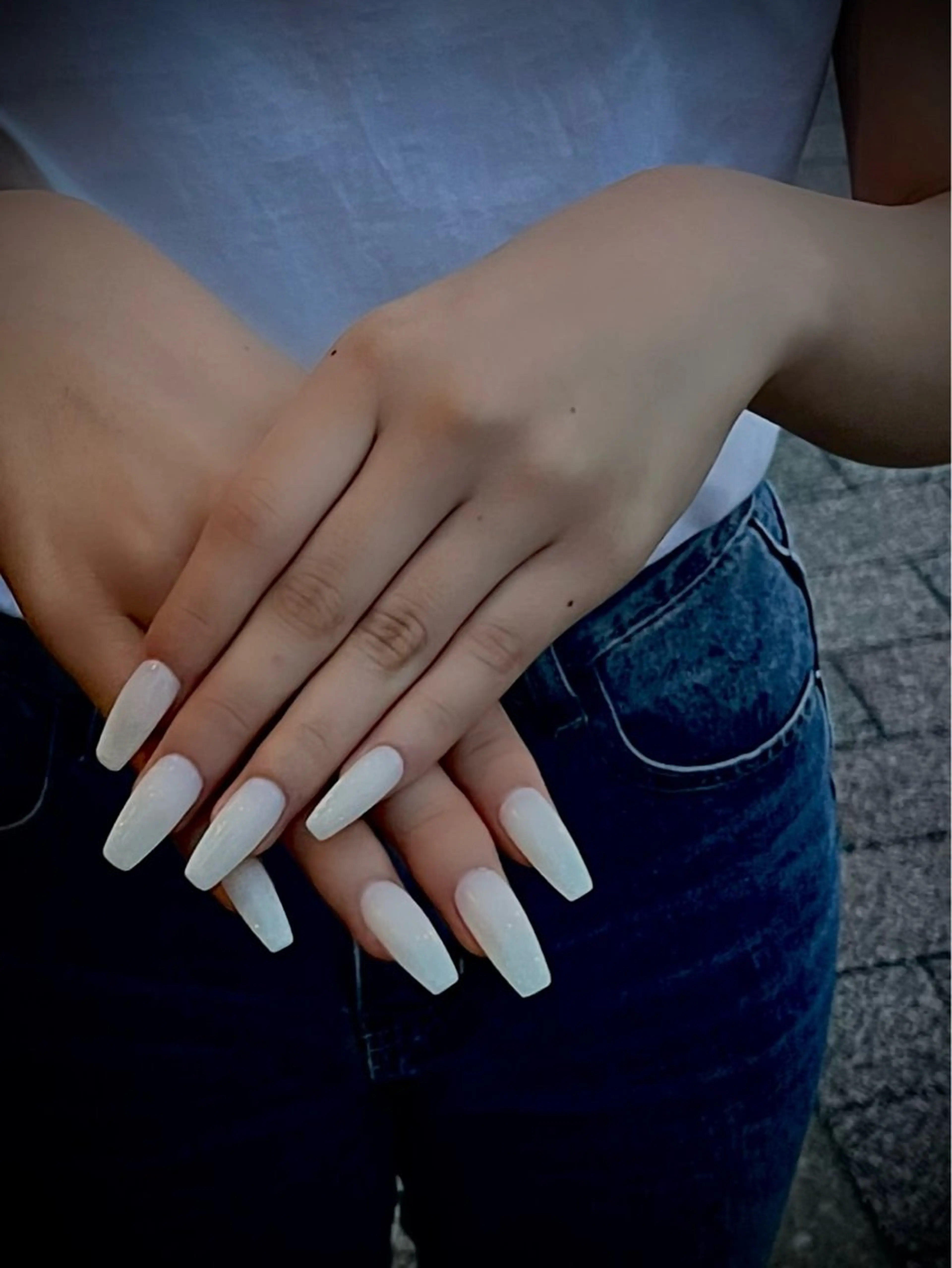 ネイル フットネイル キラキラネイル マグネットネイル ワンカラーネイル スカルプネイル nine.🦋 YUKOのネイルデザイン